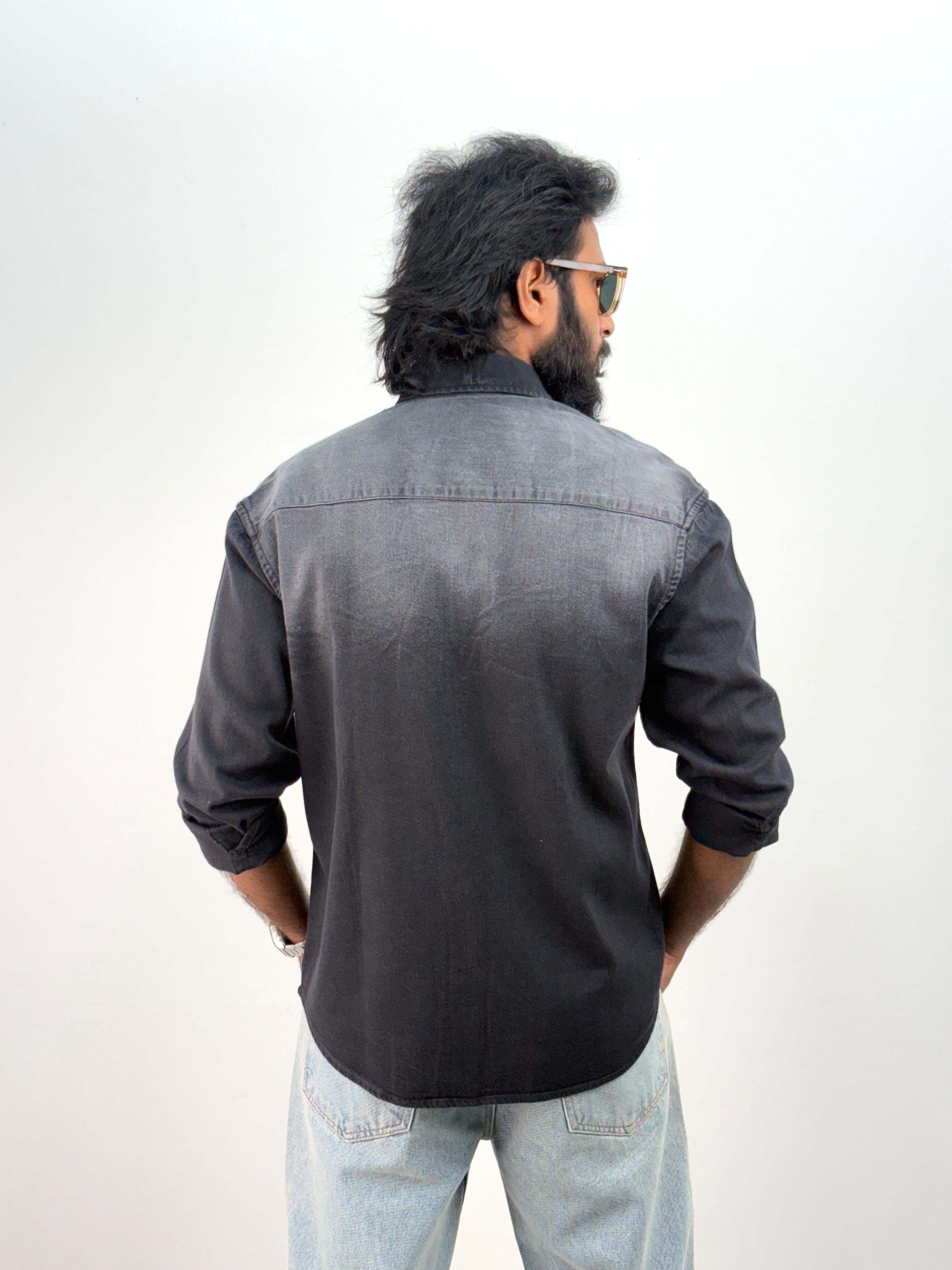 Black Shade Denim Shirt 2