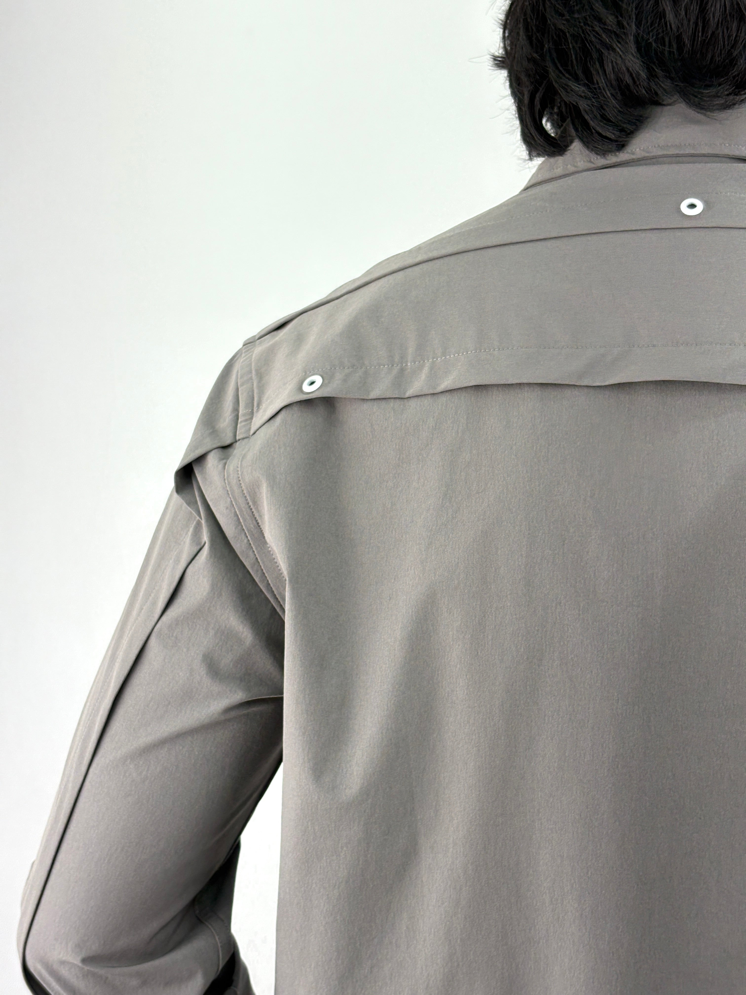 Dark Grey Oversized Shirt