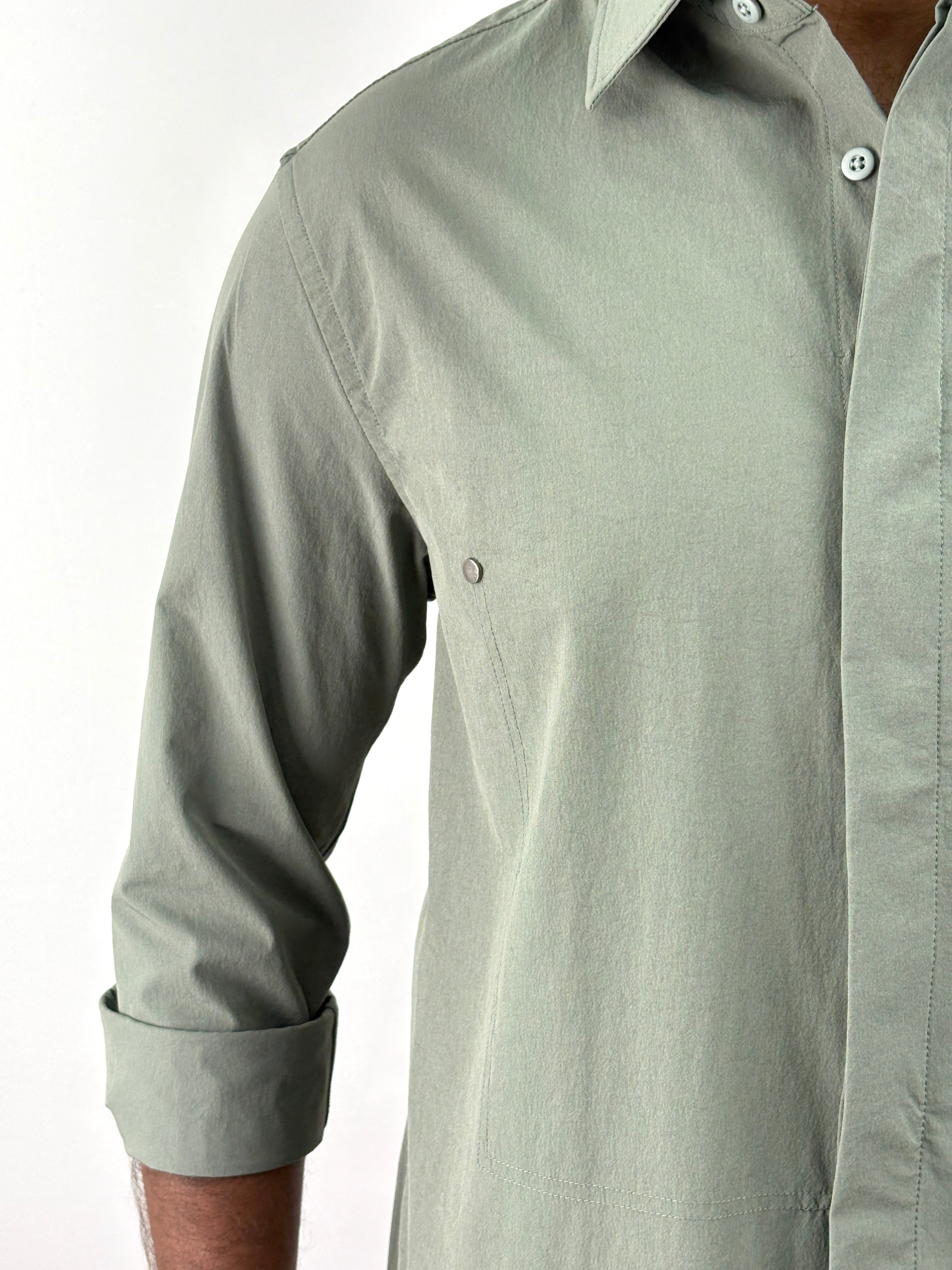 Green Oversized Shirt