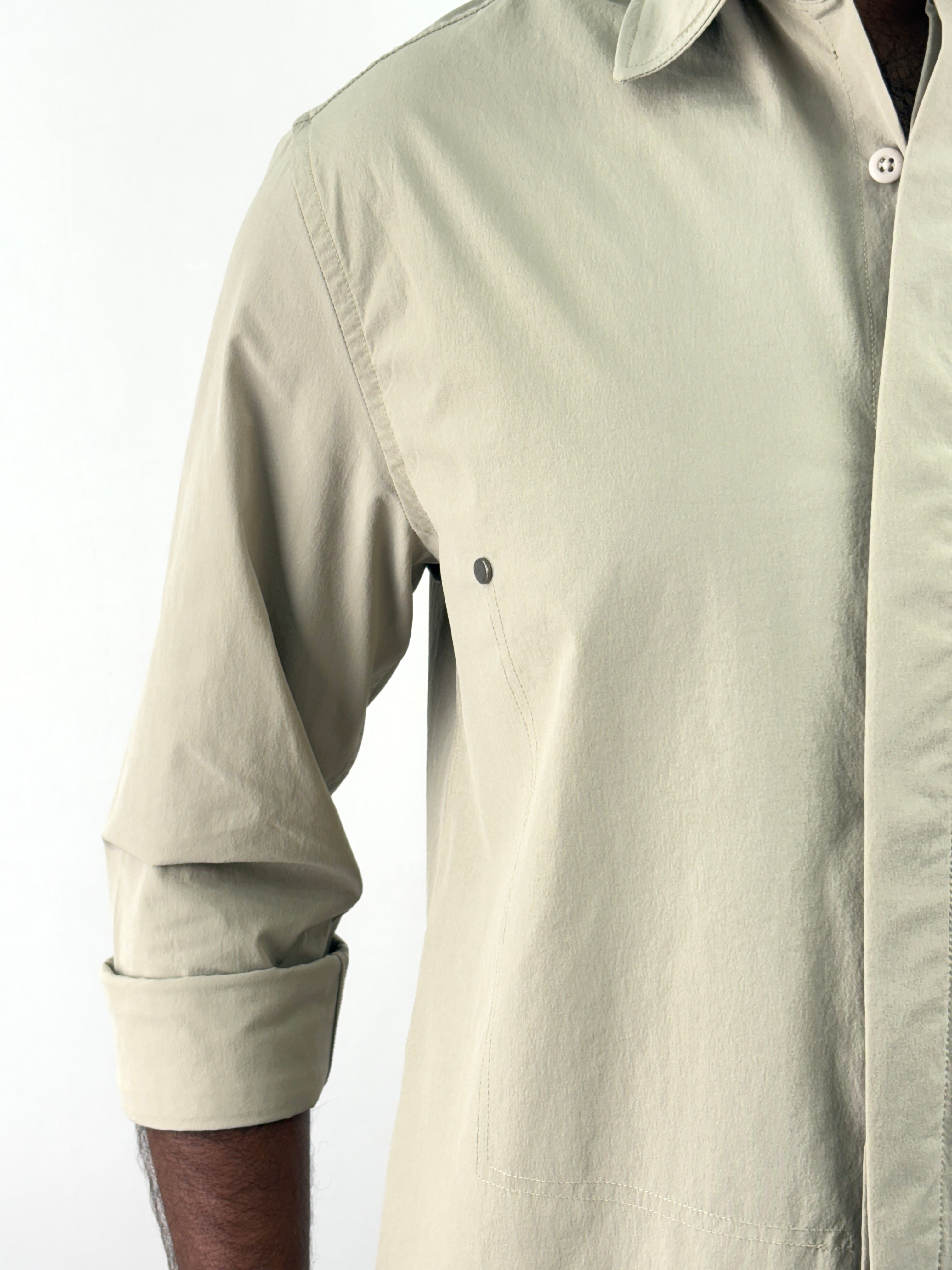 Beige Oversized Shirt