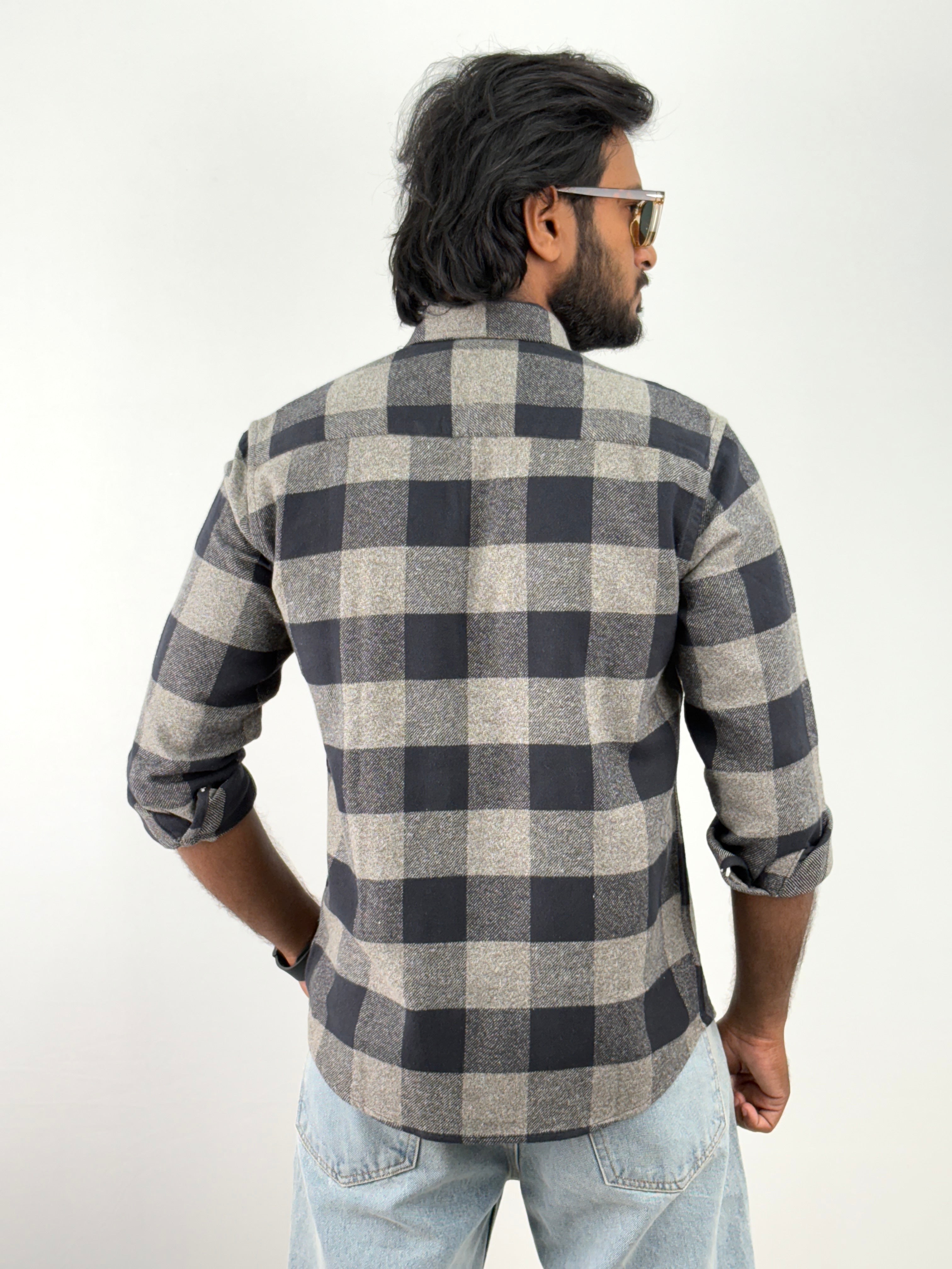Navy Flannel Shirts