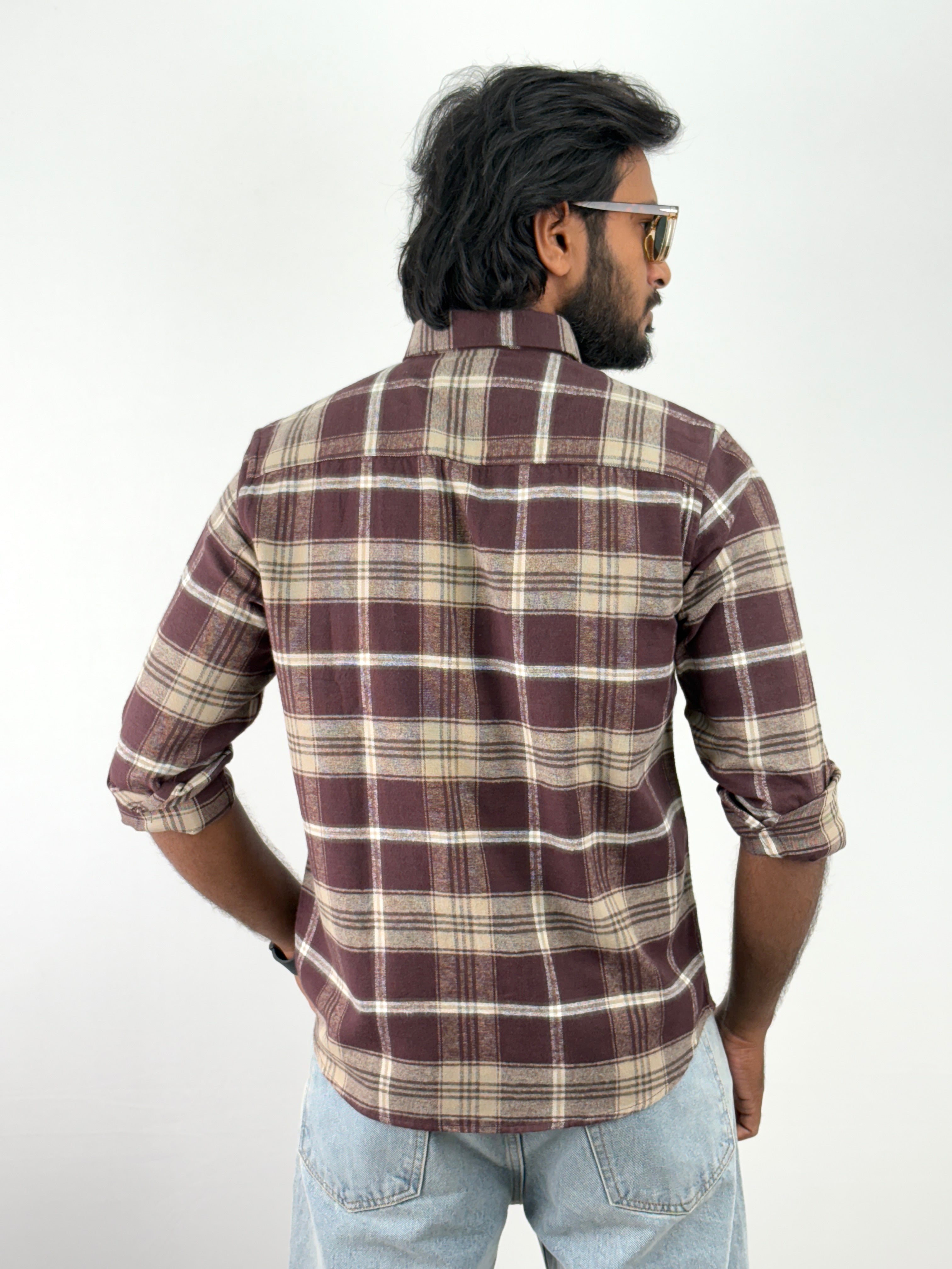 Brown Flannel Shirts