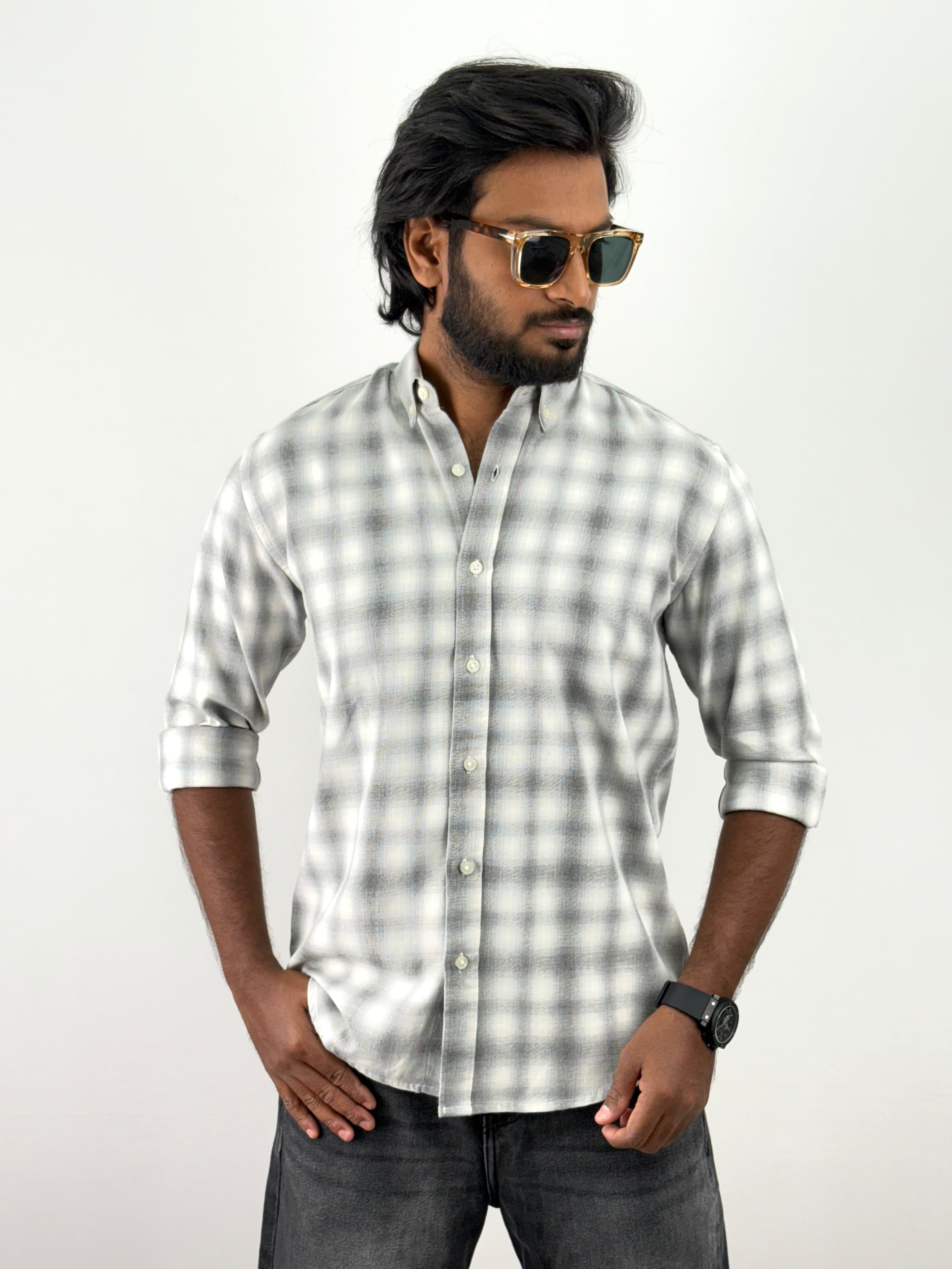 White Flannel Shirts