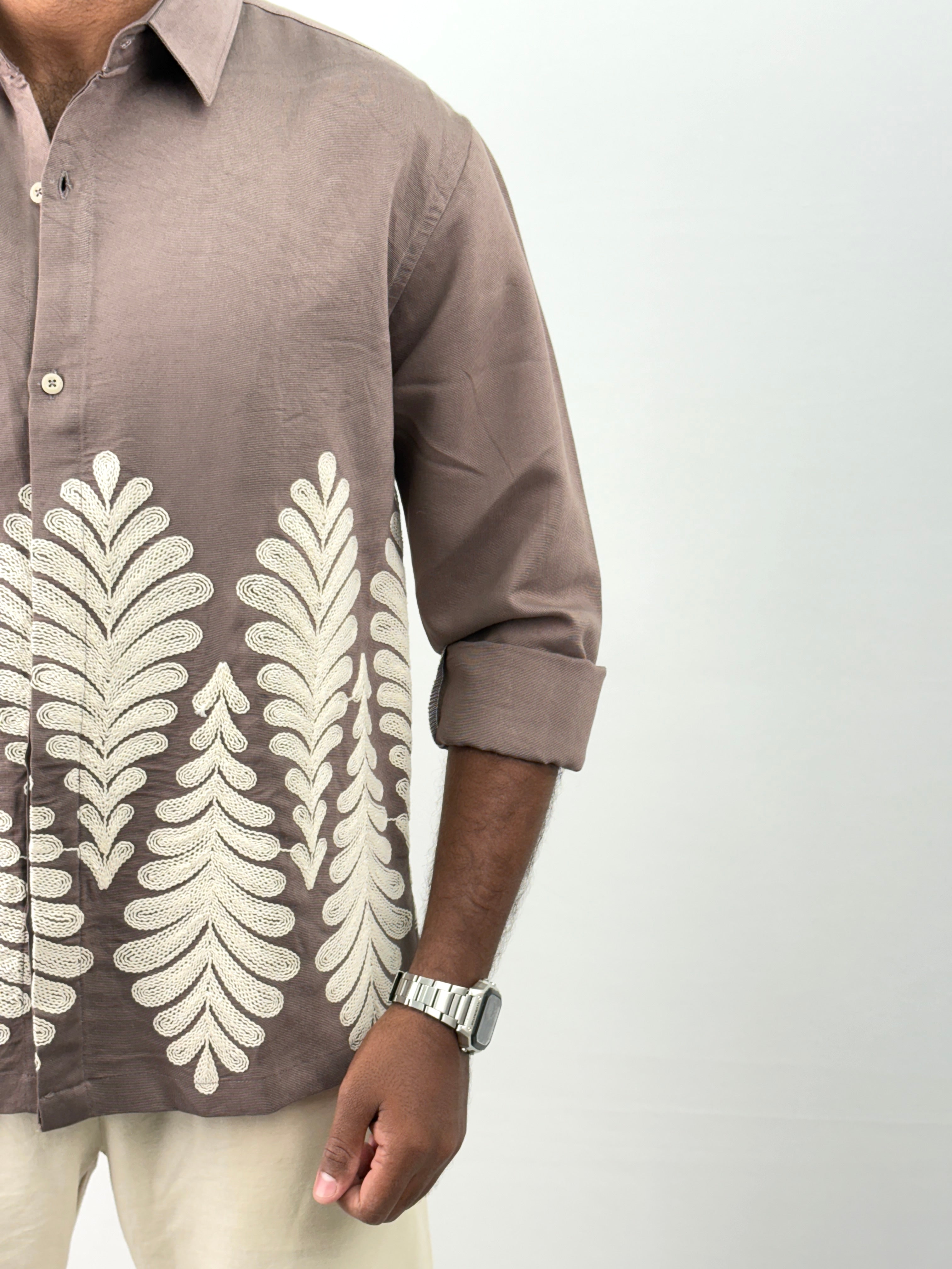 Ash Embroidery Shirts