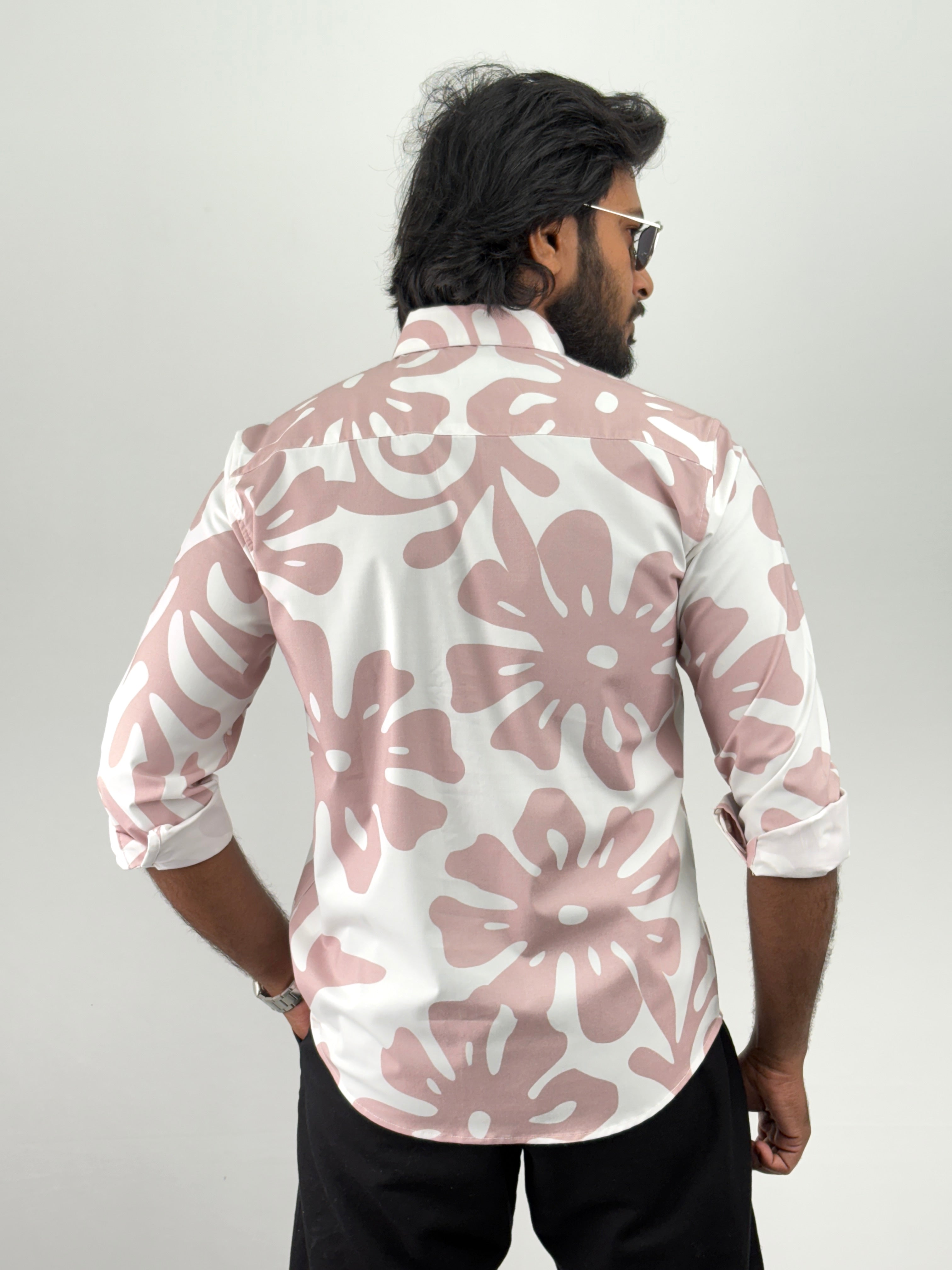 White Pink IMP Printed Shirt