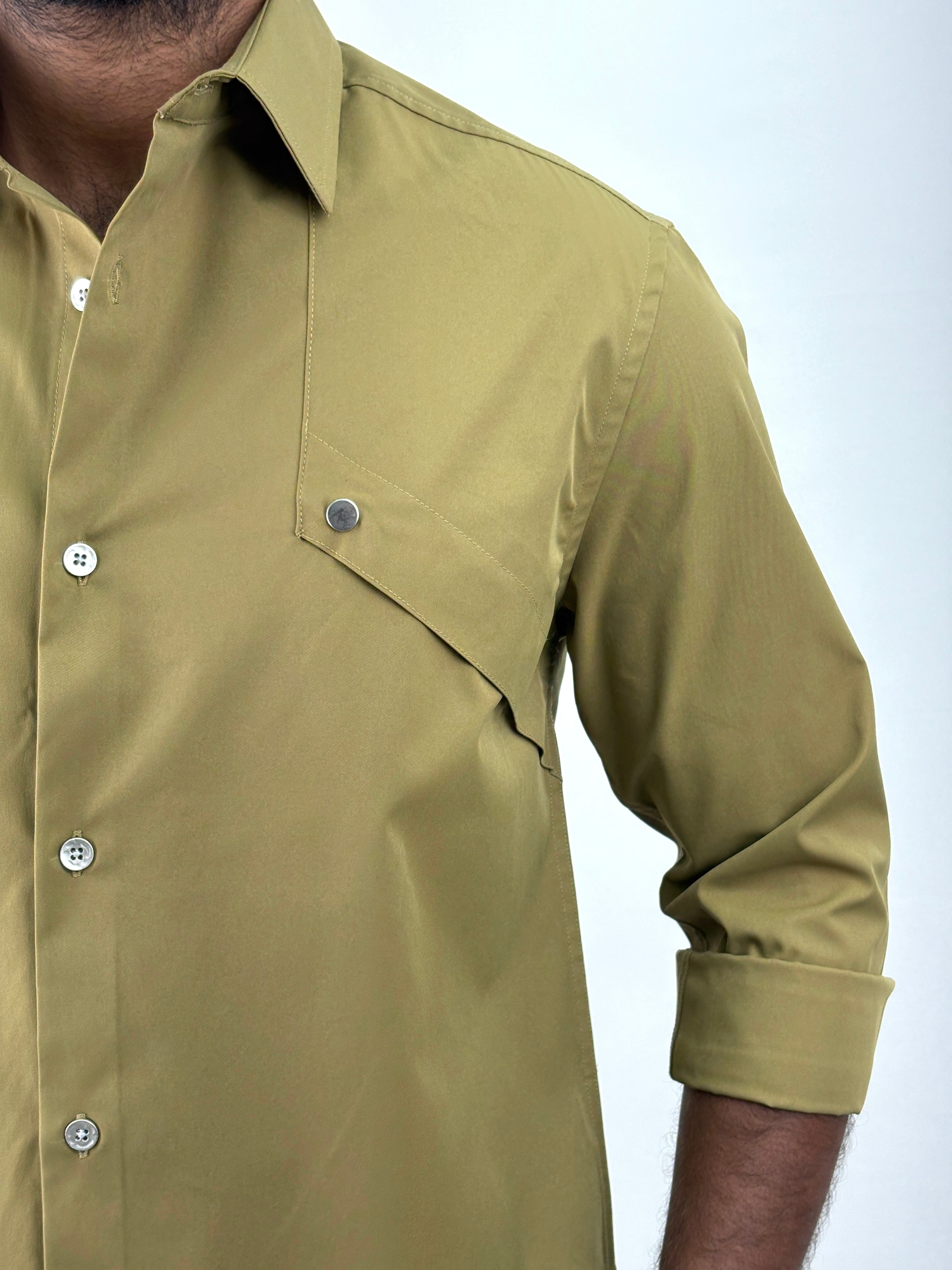 Olive Oversized Shirt