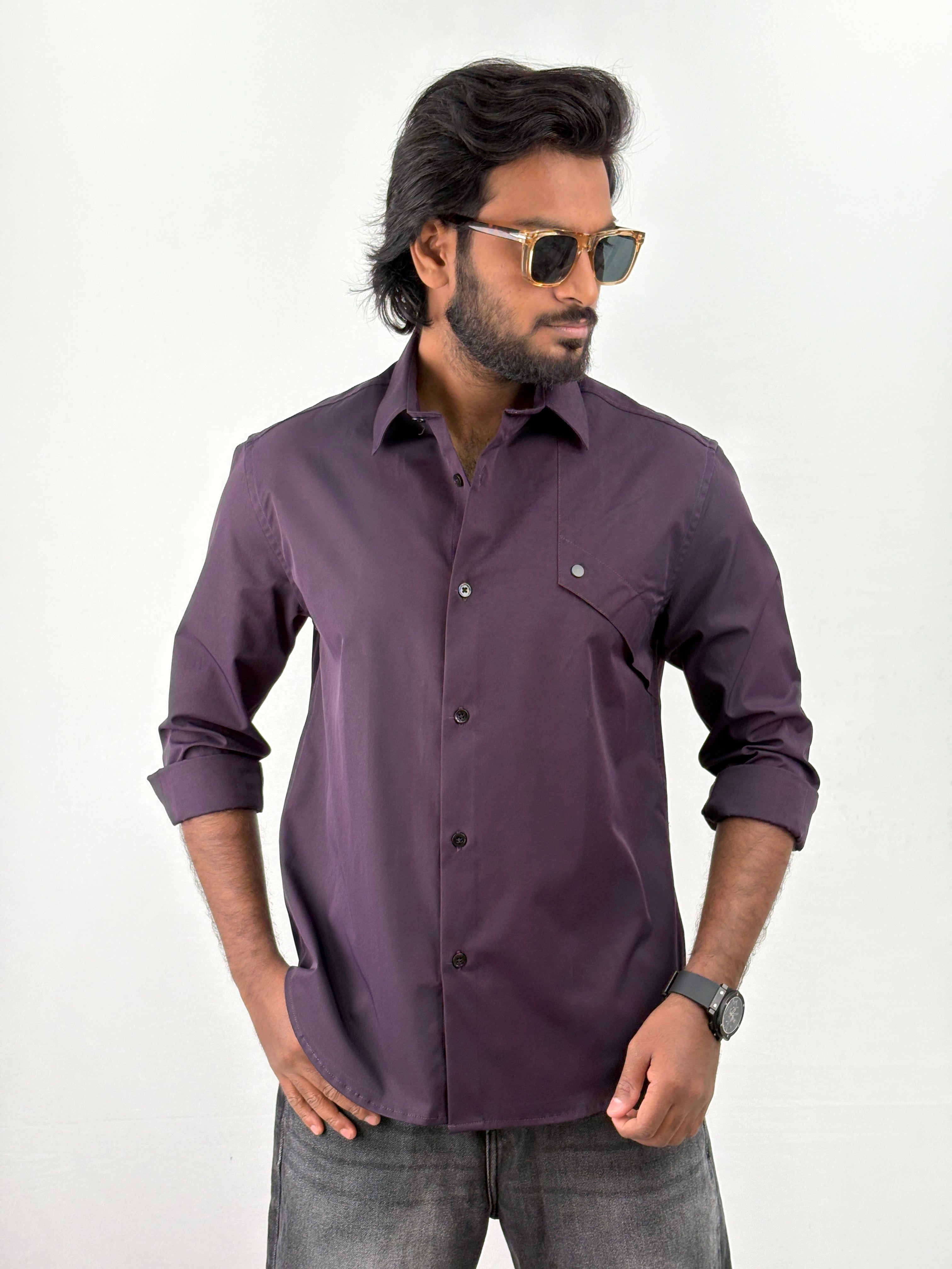 Violet Oversized Shirt