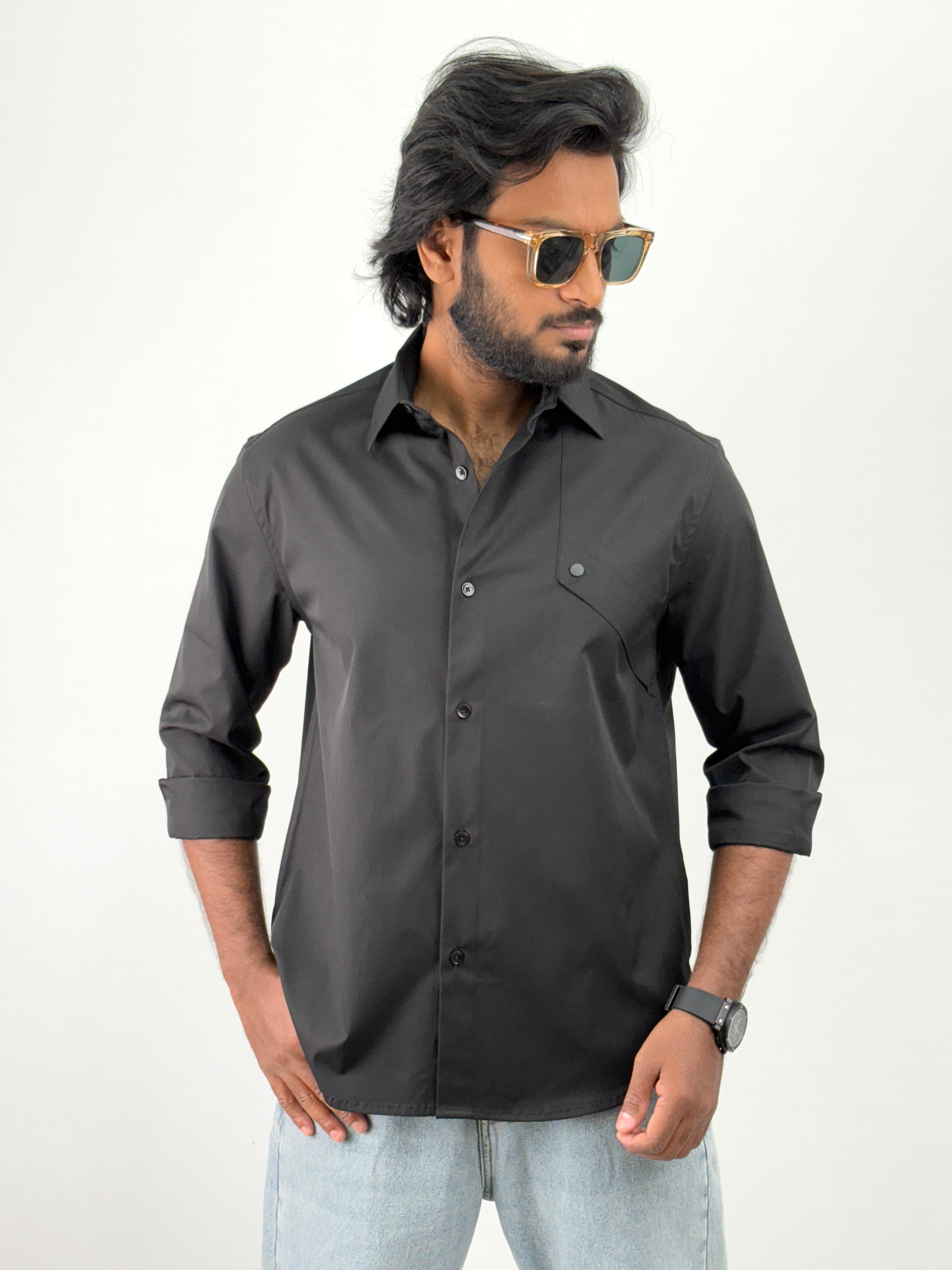 Black Oversized Shirt