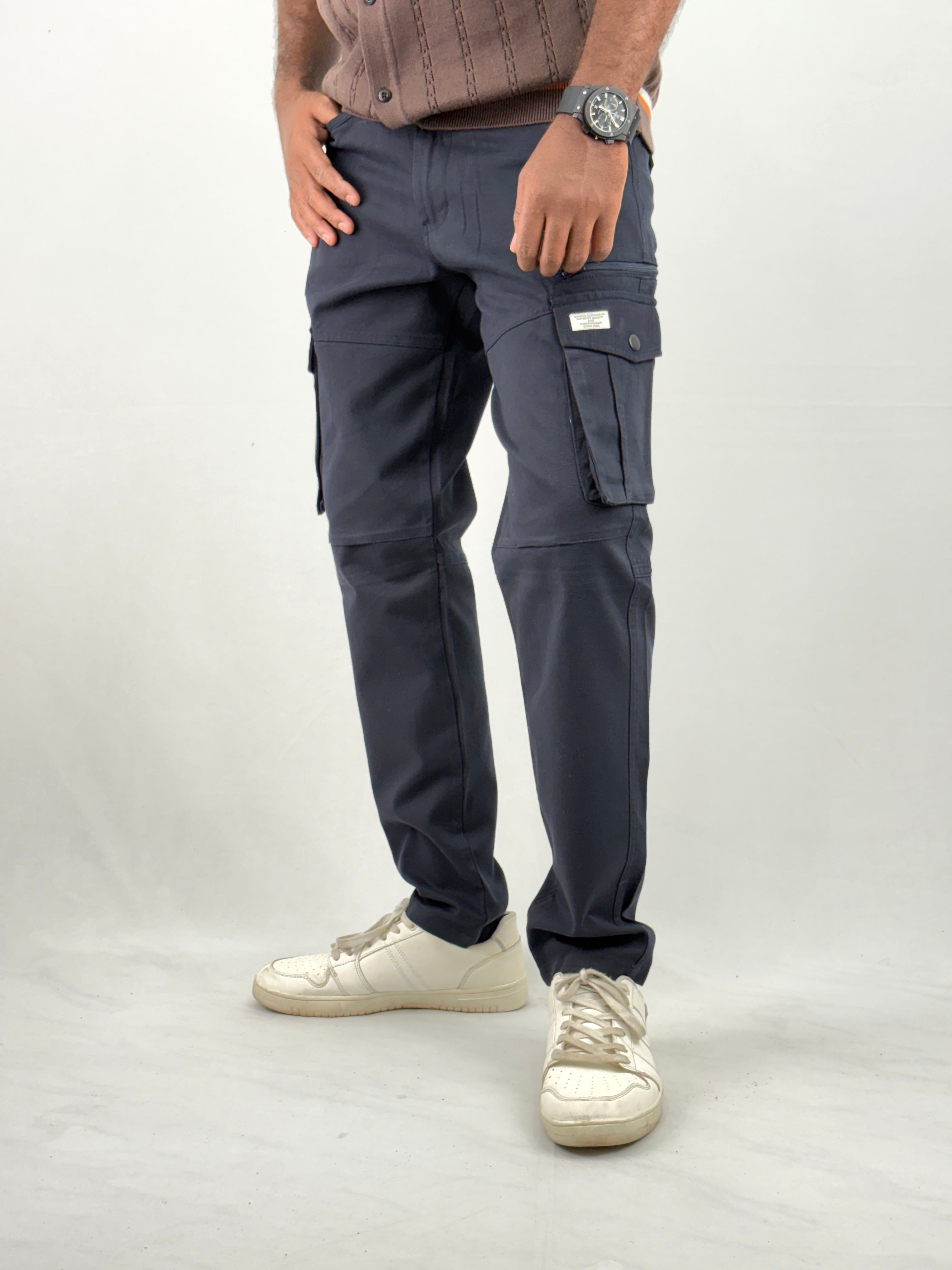 Navy Cargo Pant