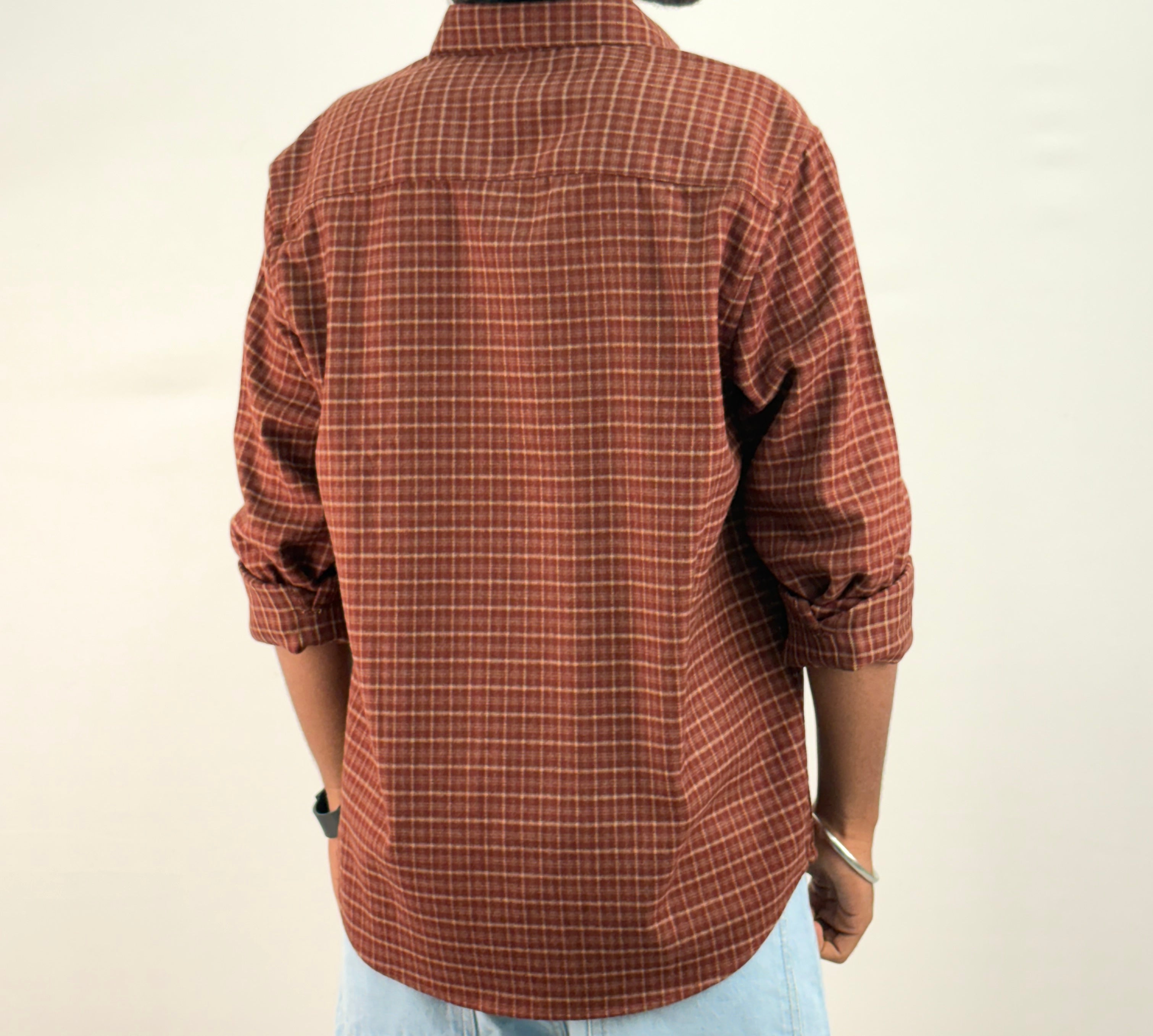 Brick Red IMP Flannel Shirt 2