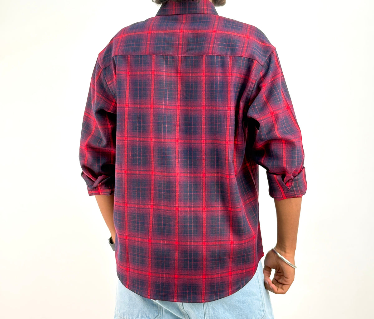 Red Black IMP Flannel Shirt 2