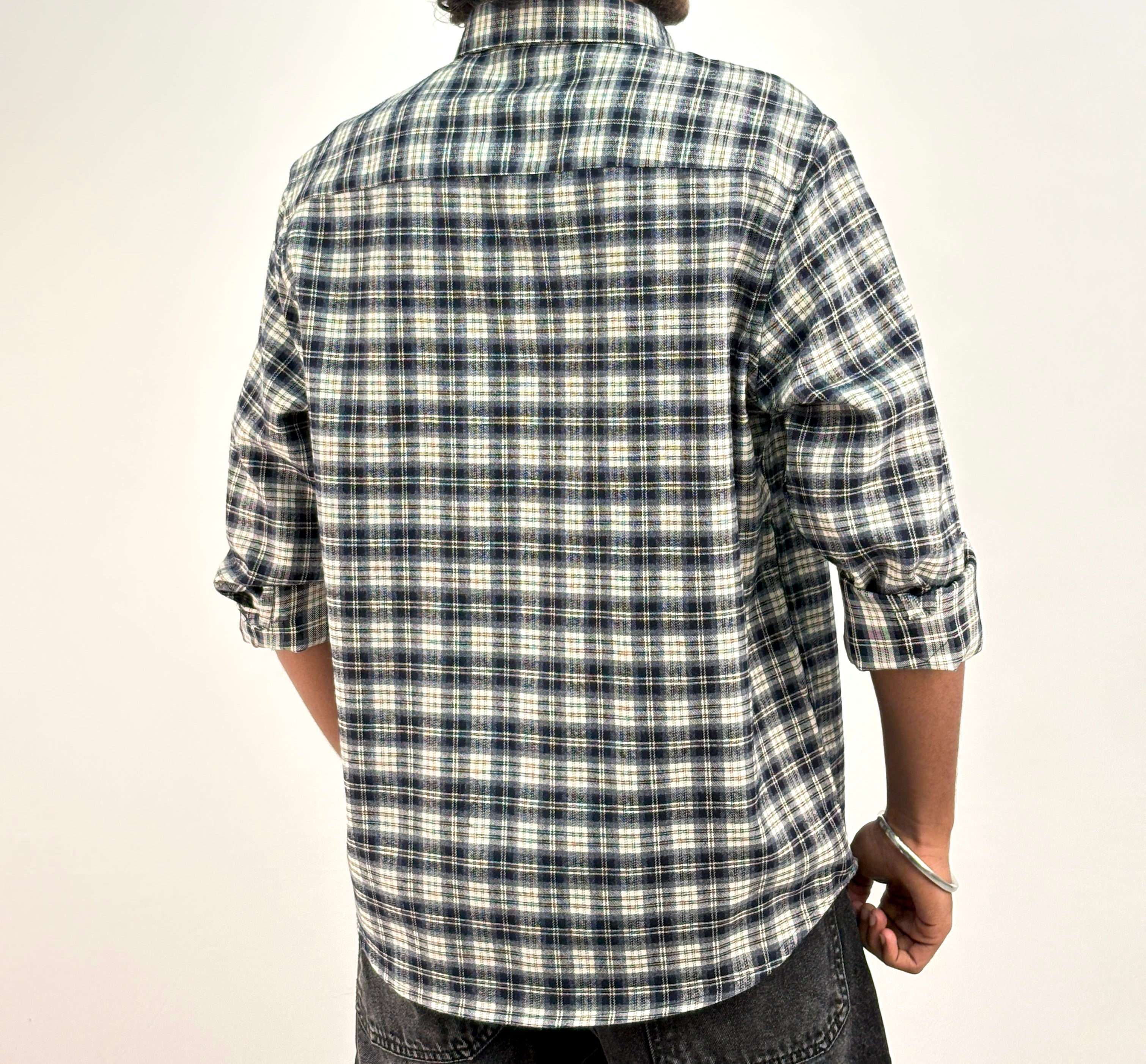 Blue White IMP Flannel Shirt 2