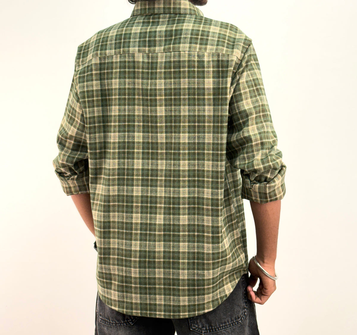 Green IMP Flannel Shirt 2