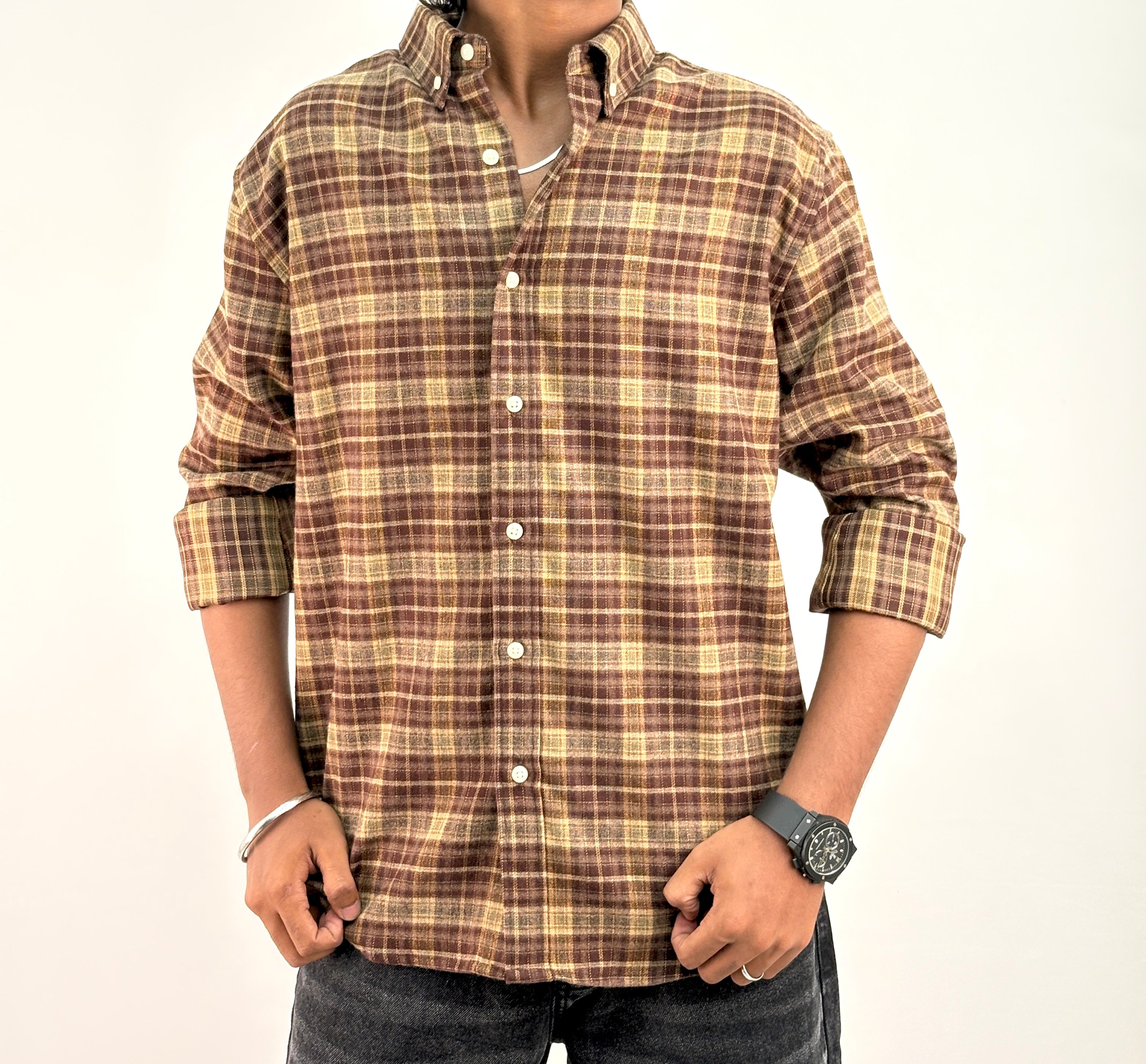 Coffee Brown IMP Flannel Shirt 2