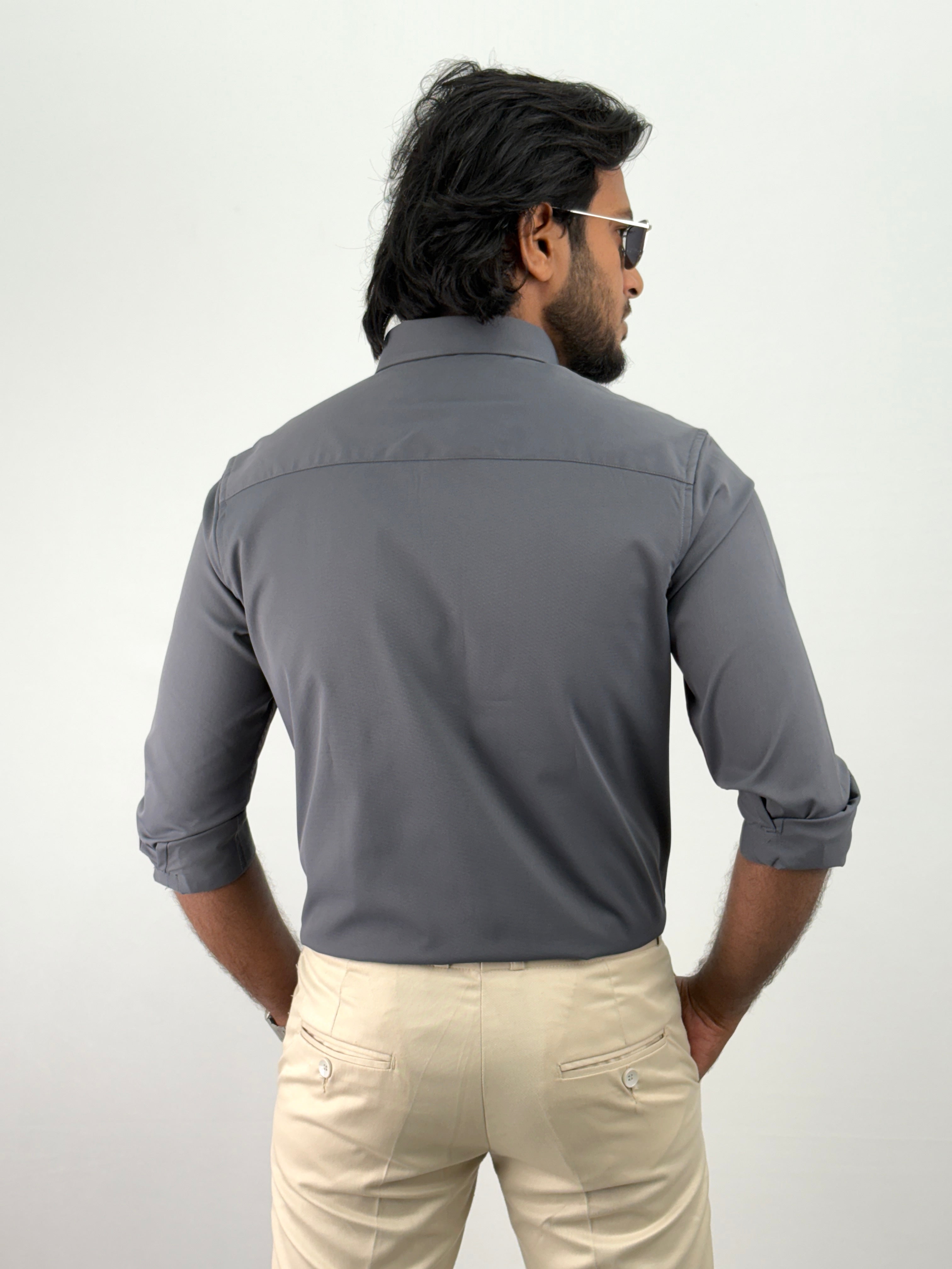 Dark Grey IMP Plain Shirt