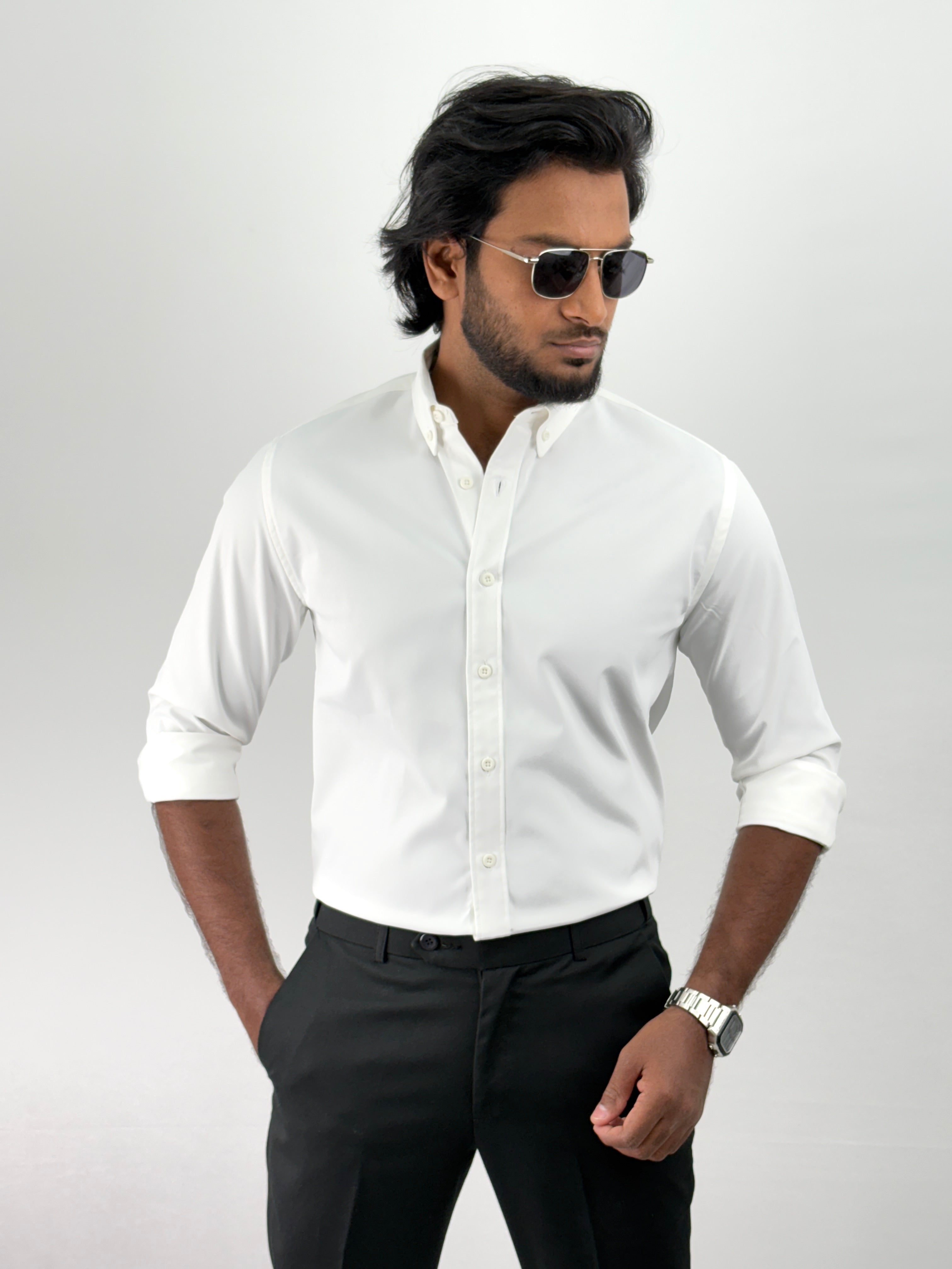 White IMP Plain Shirt