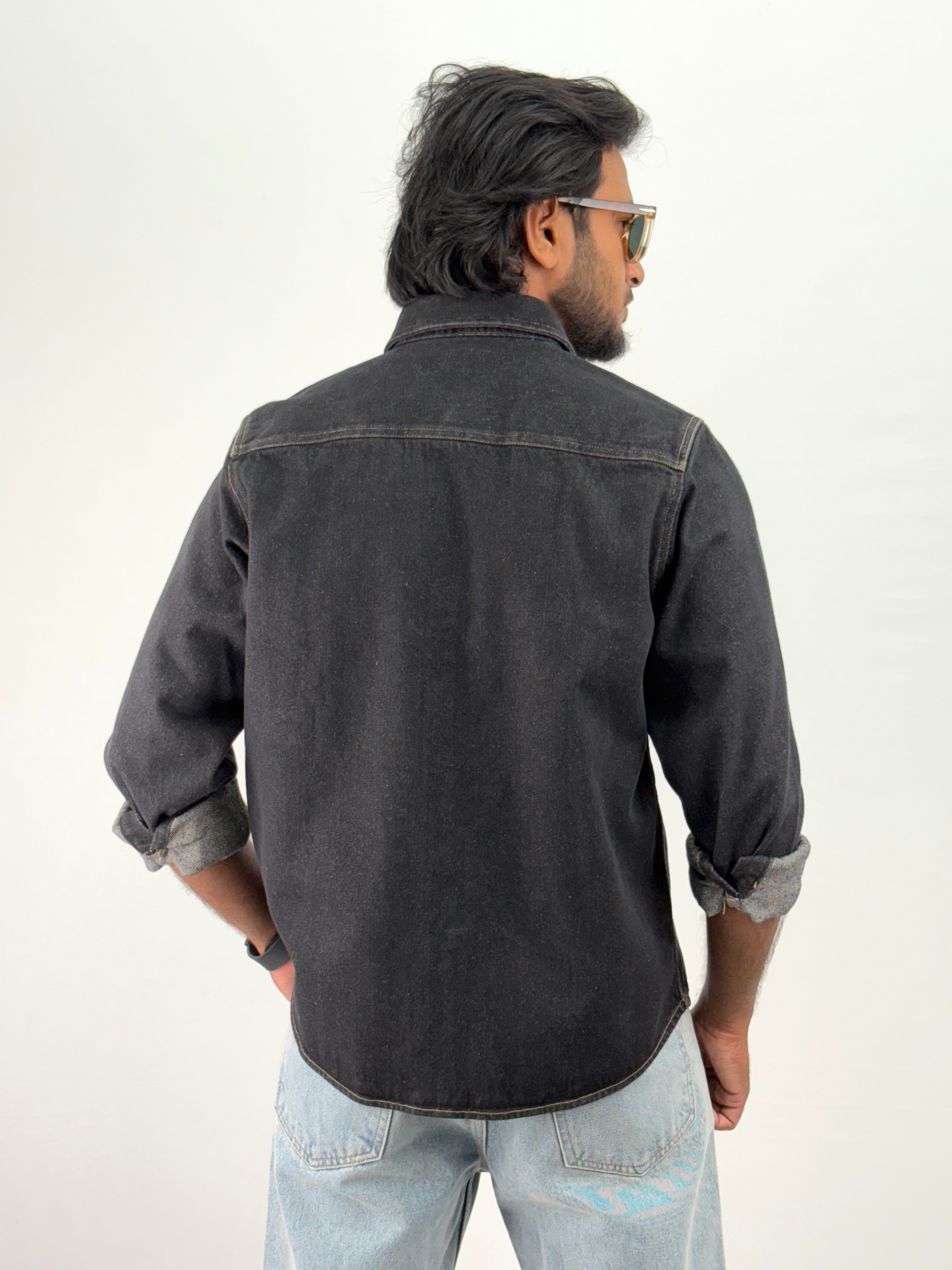 Black Denim Shirts