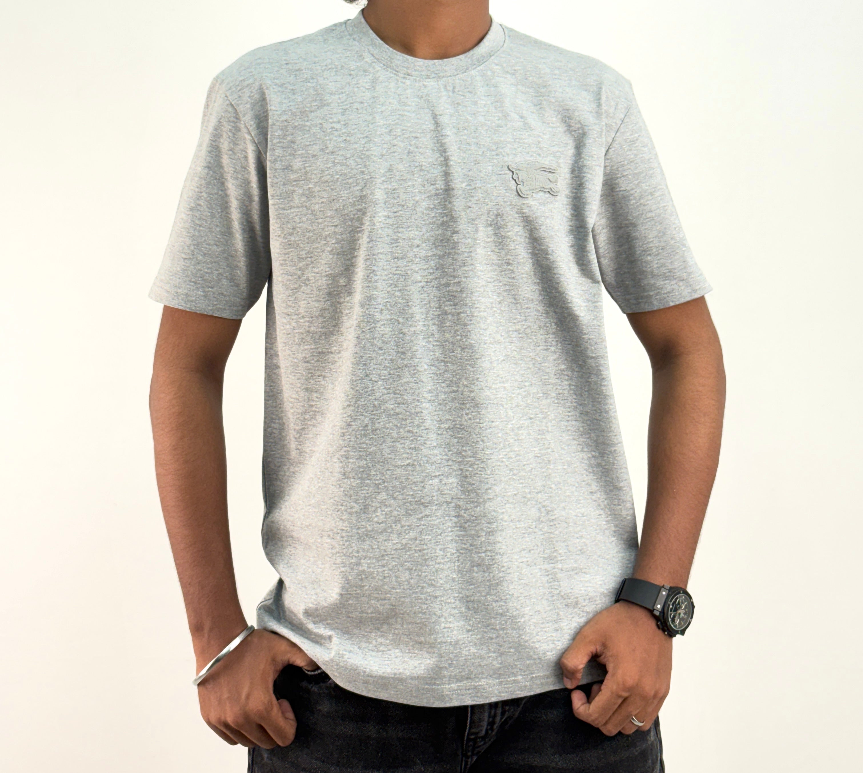 Grey Half Sleeve T-Shirt