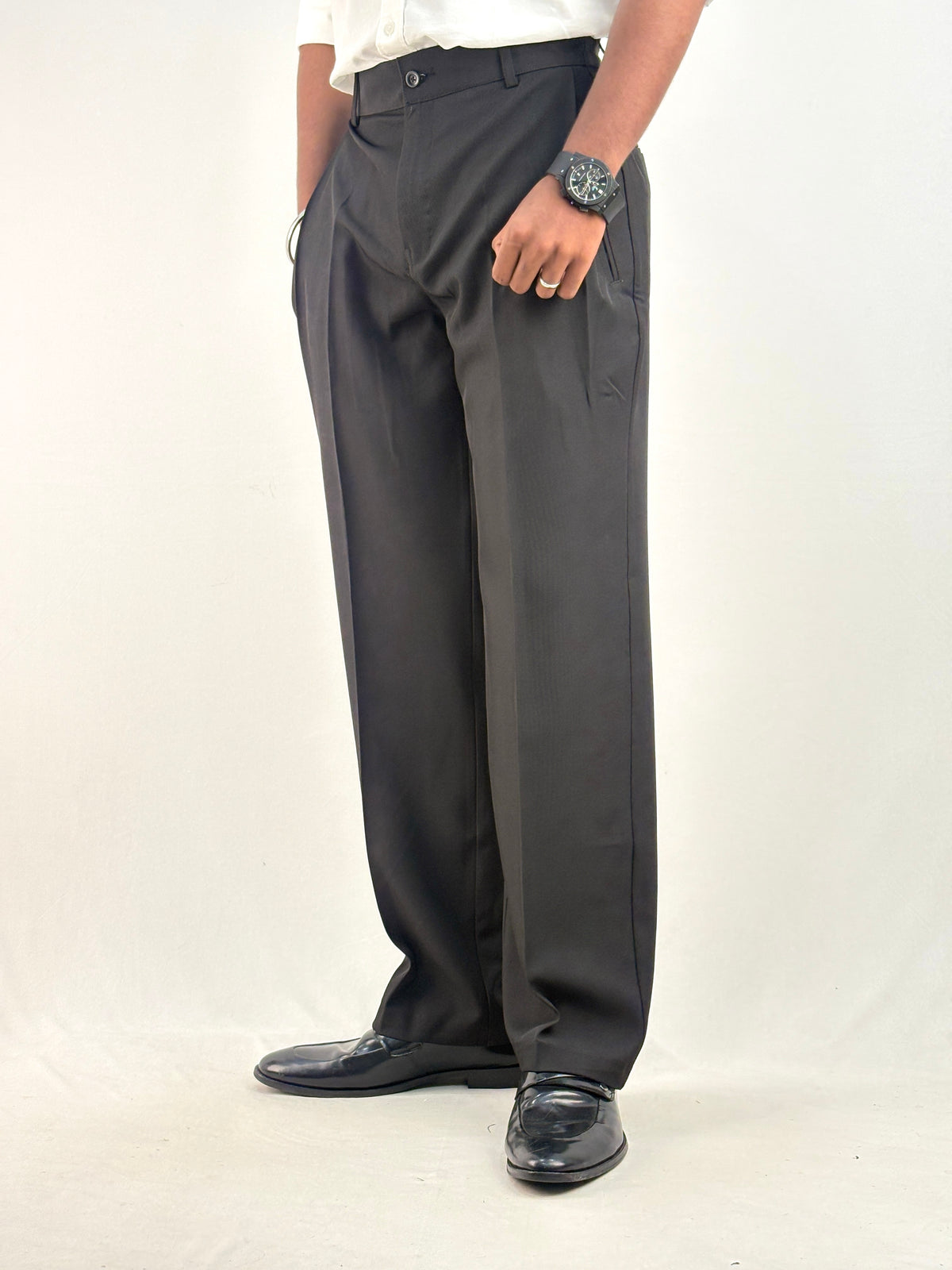 Black Korean Baggy Pant