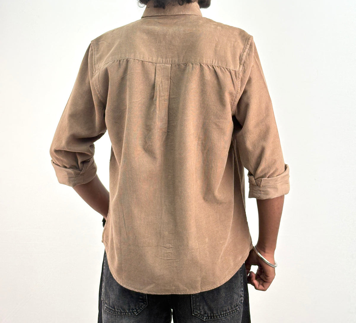 Light Brown Corduroy Shirt
