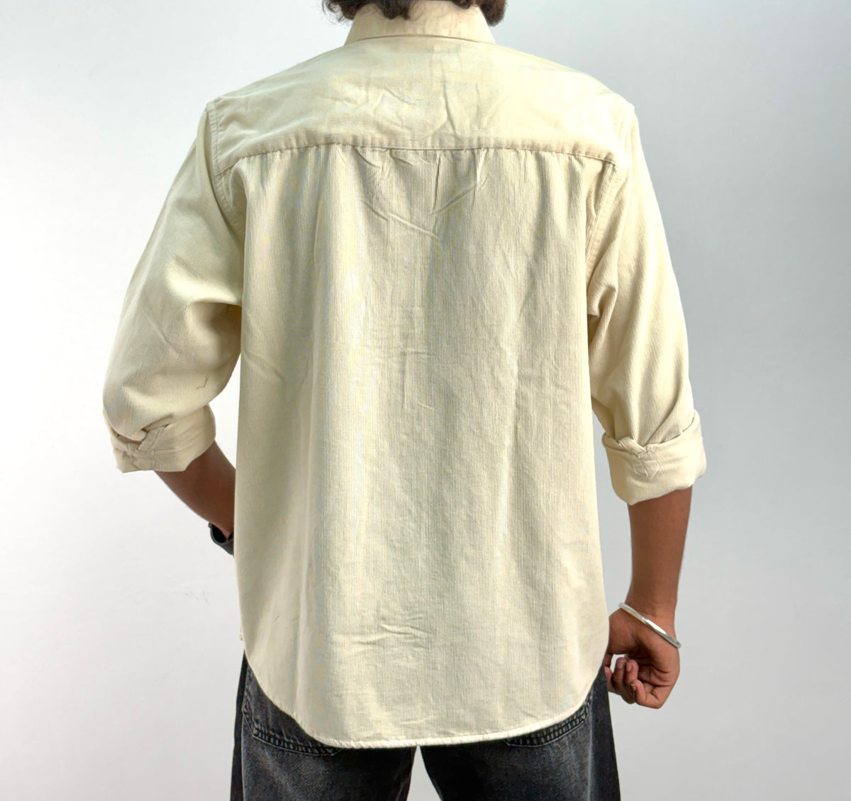Cream Corduroy Shirt