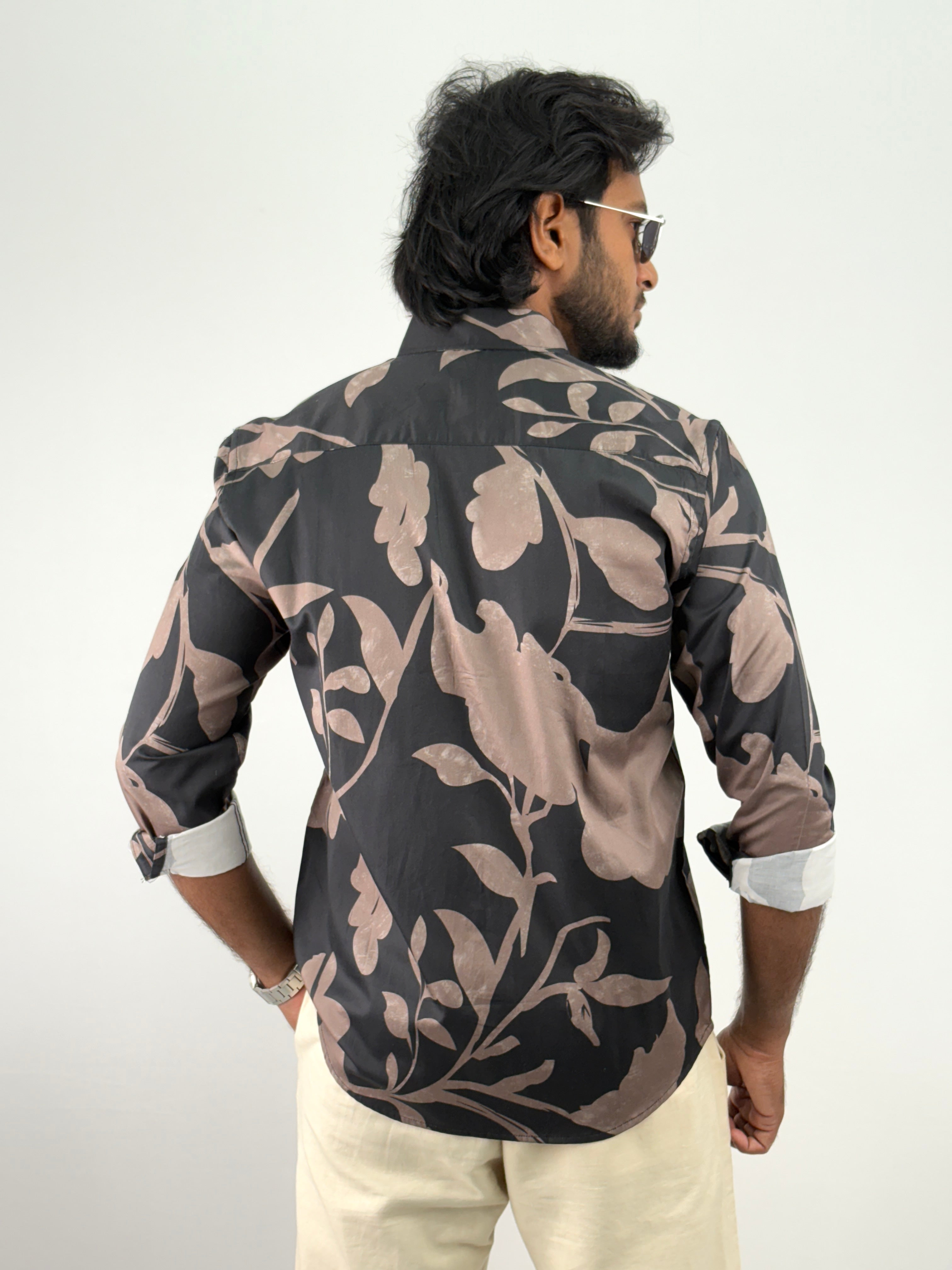 Black Printed Shirts