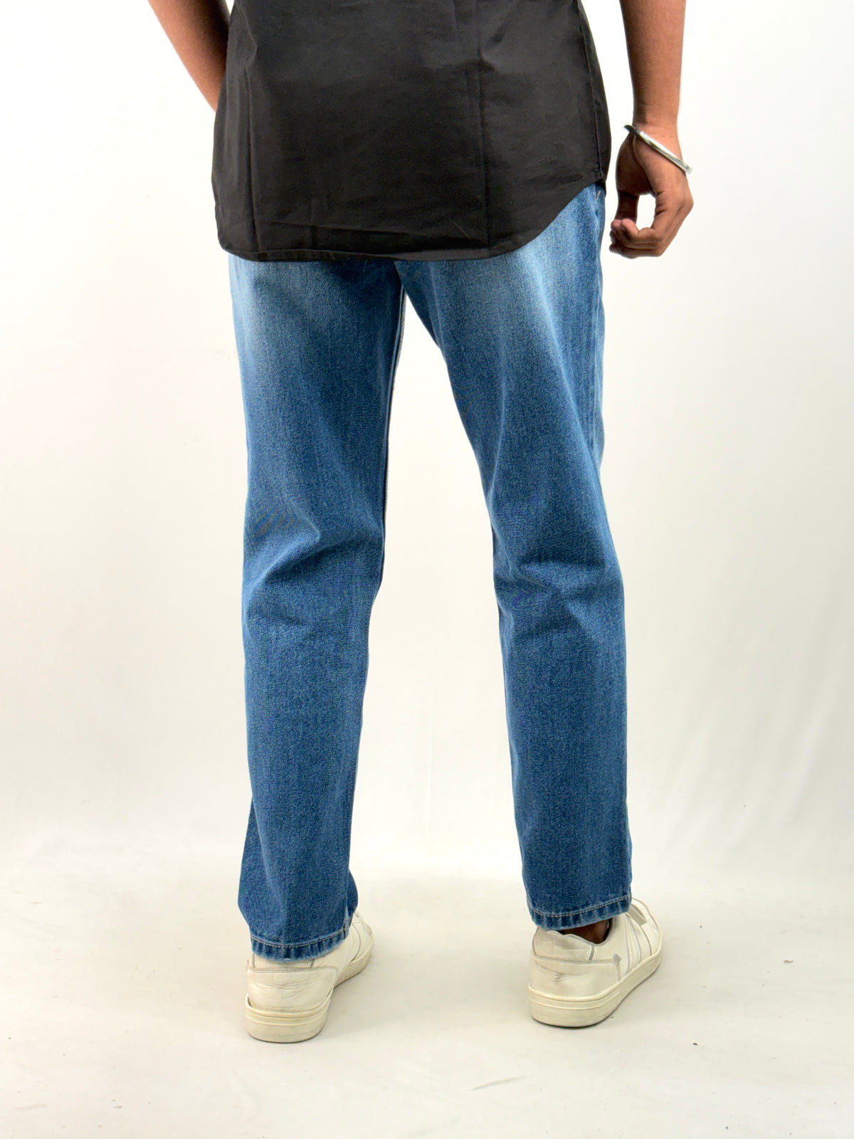 Blue Semi Baggy Jean 1