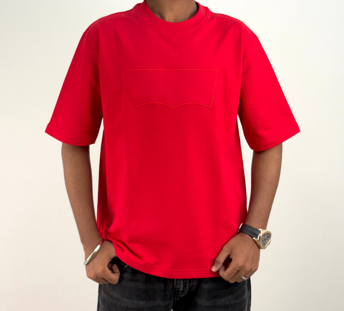 Red Oversized T-Shirt