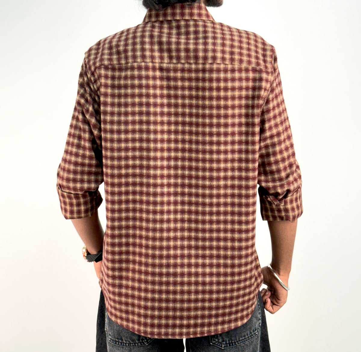 Maroon IMP Flannel Shirt 3