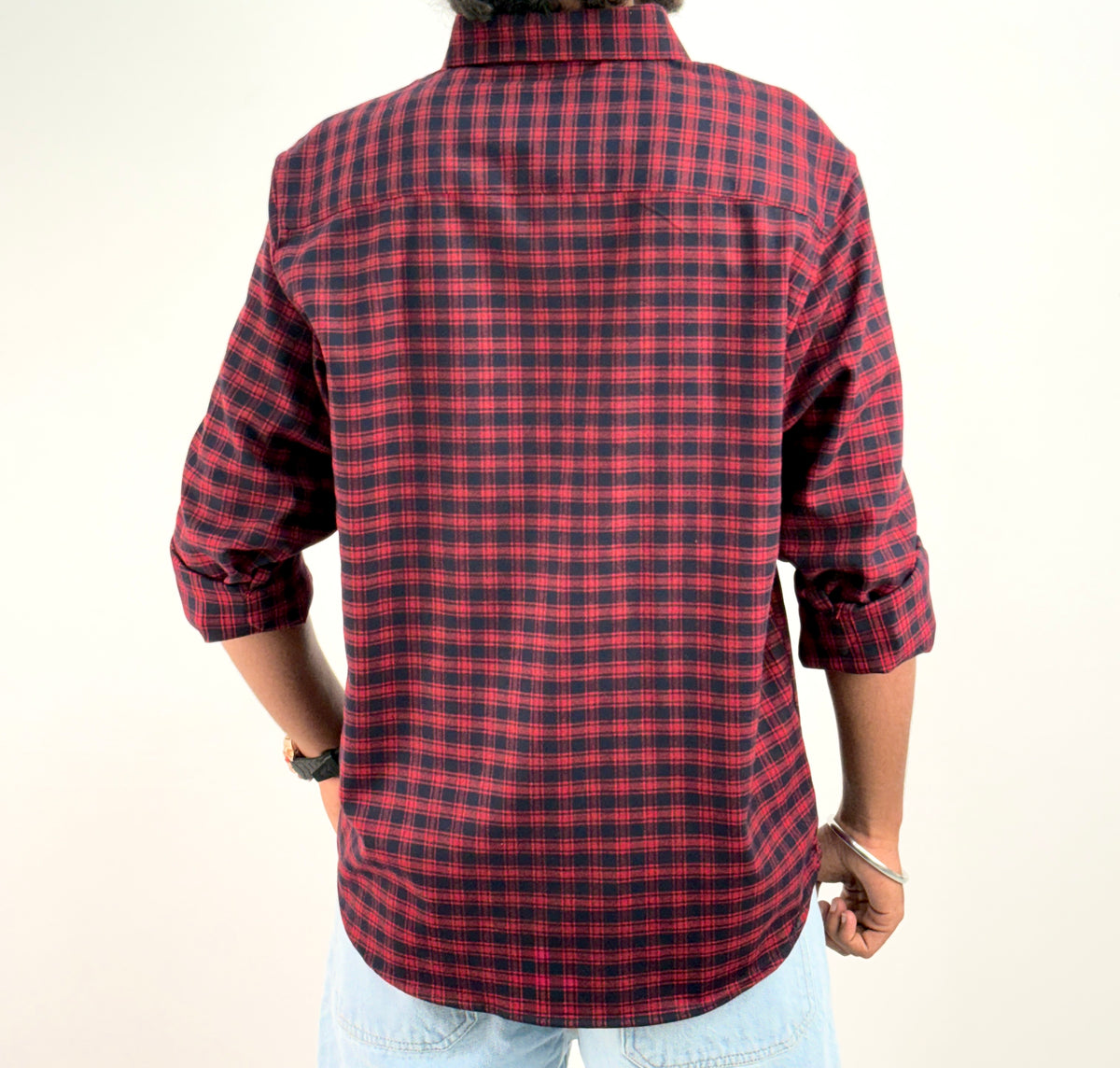 Red IMP Flannel Shirt 3
