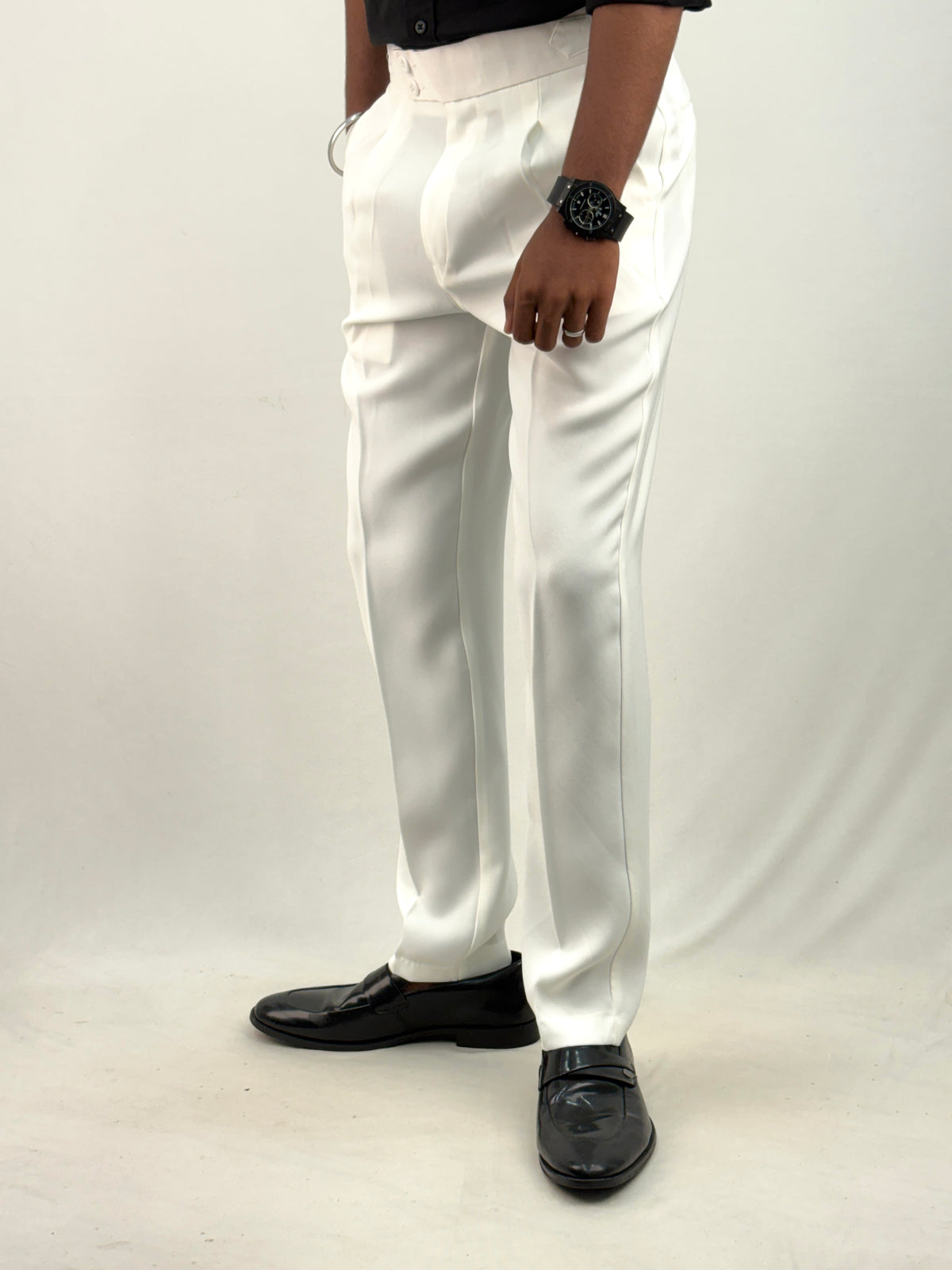White Gurkha Pant 1