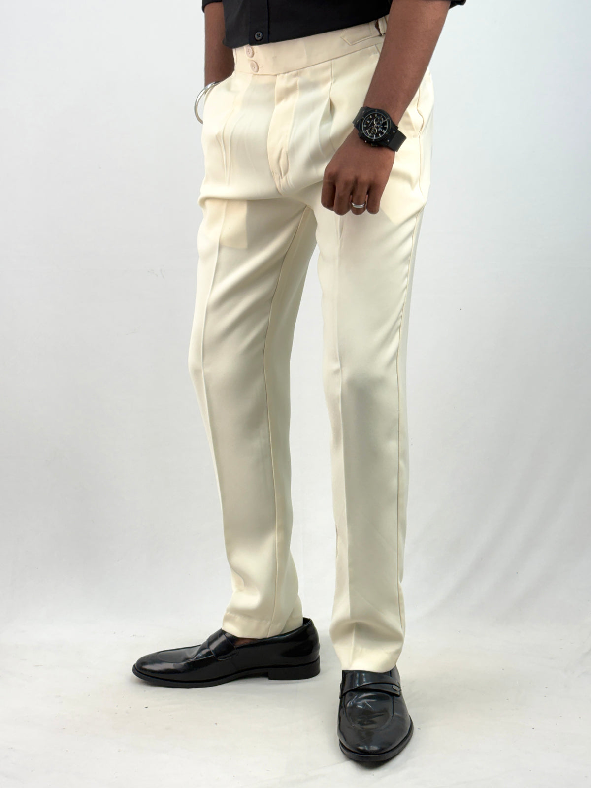 Cream Gurkha Pant 1