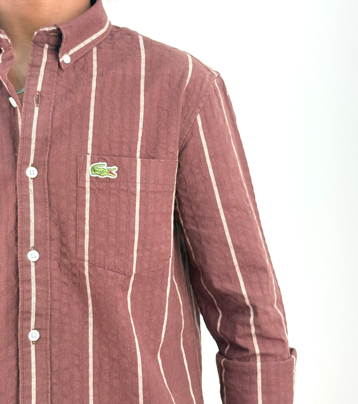 Maroon Stripe Shirt *