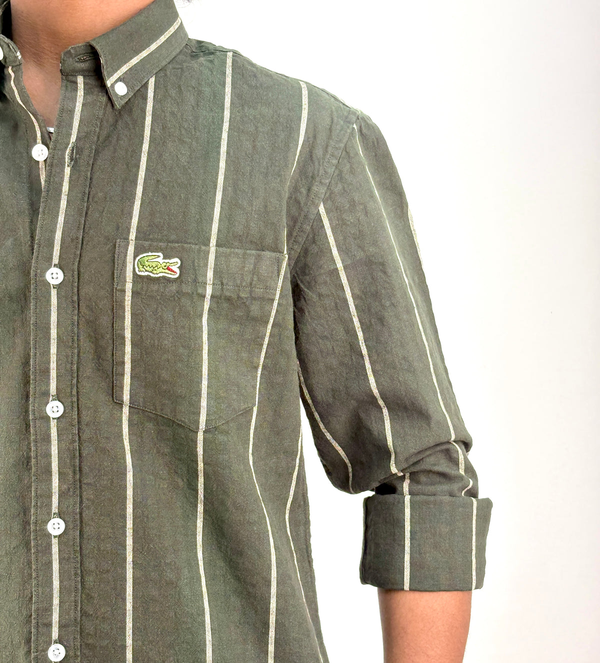 Green Stripe Shirt *