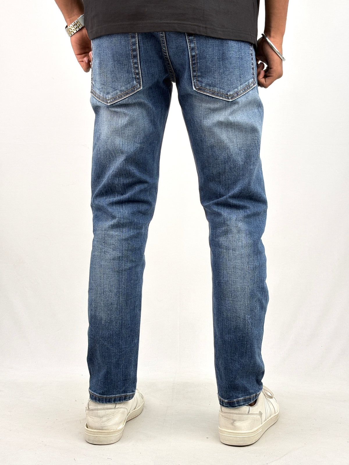 Blue Ankle Fit Jean 1