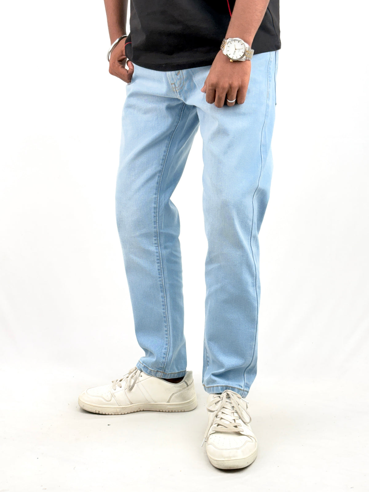 Ice Blue Ankle Fit Jean 1