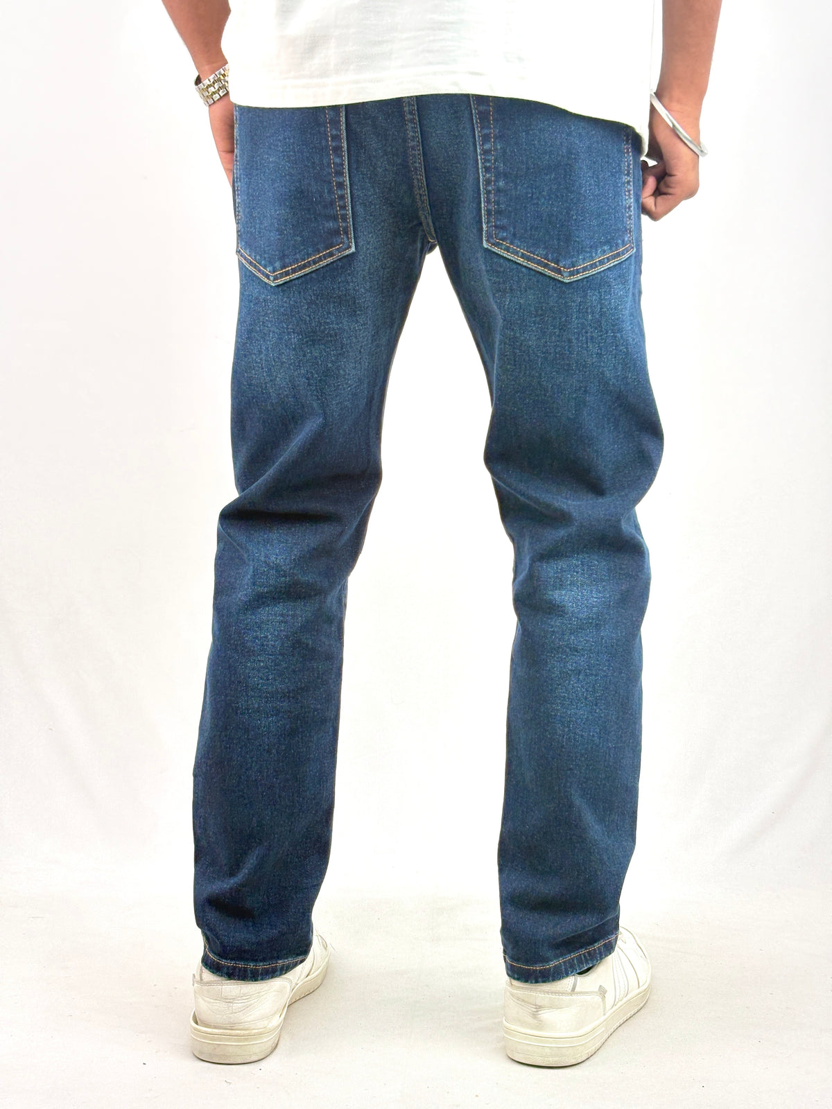 Dark Blue Ankle Fit Jean 1
