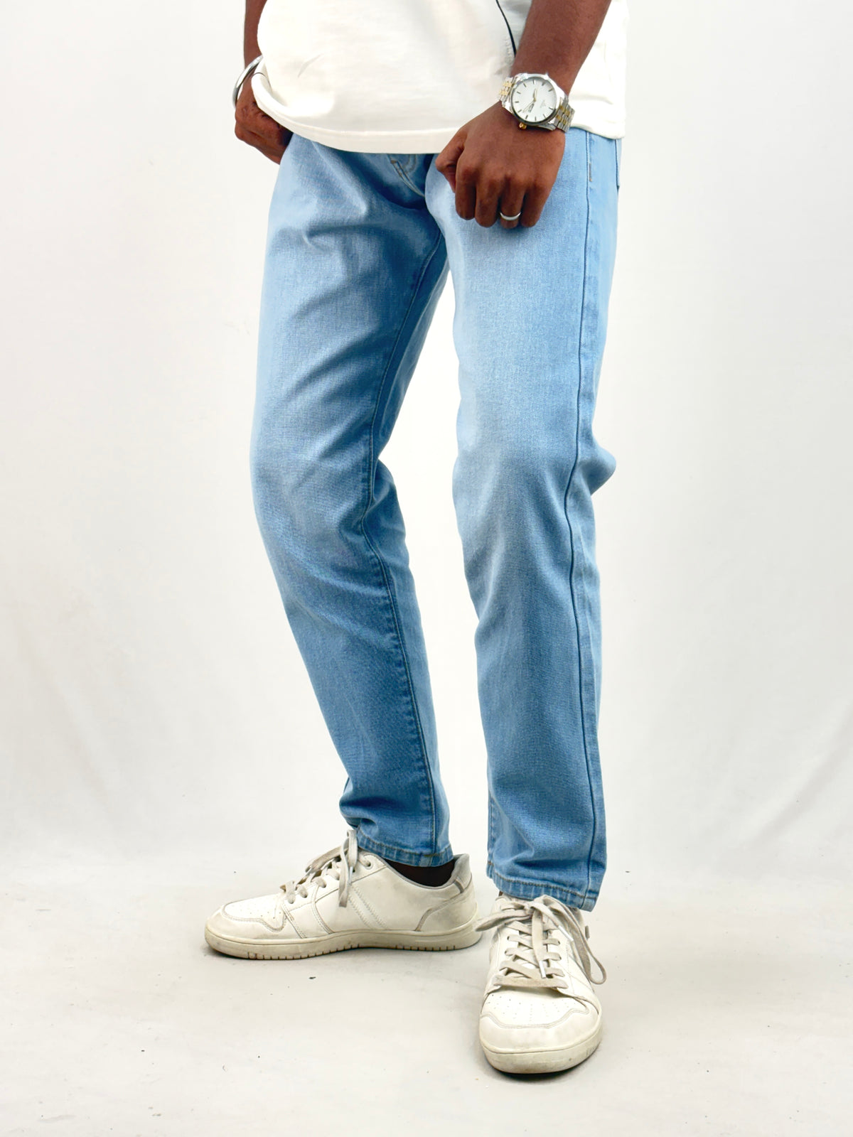 Light Blue Ankle Fit Jean 1