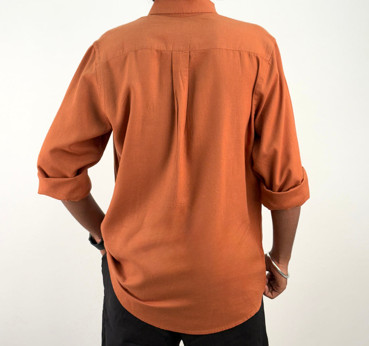 Rust Linen Shirt