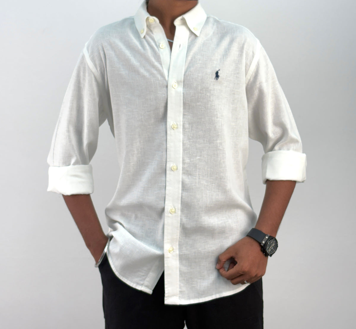 White Linen Shirt