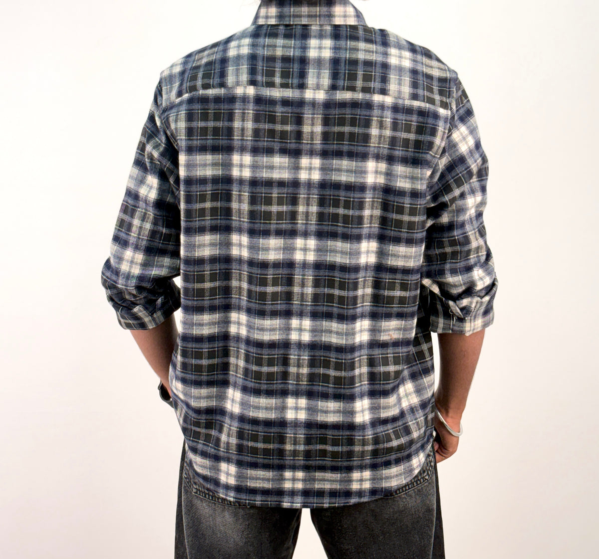 Dark Grey IMP Flannel Shirt 4