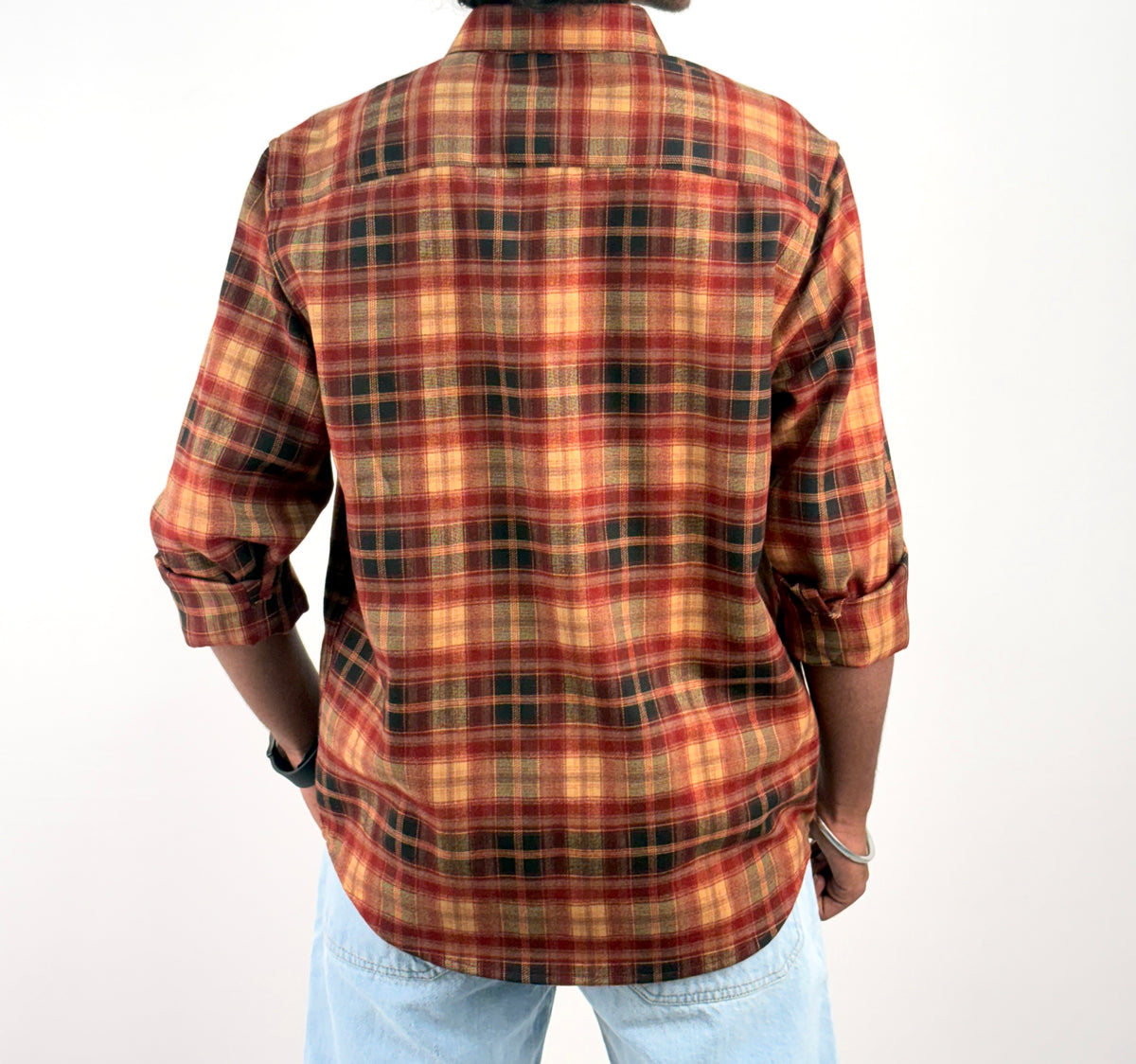 Brick Red IMP Flannel Shirt 4