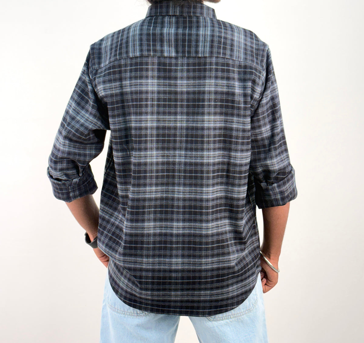 Navy IMP Flannel Shirt 4