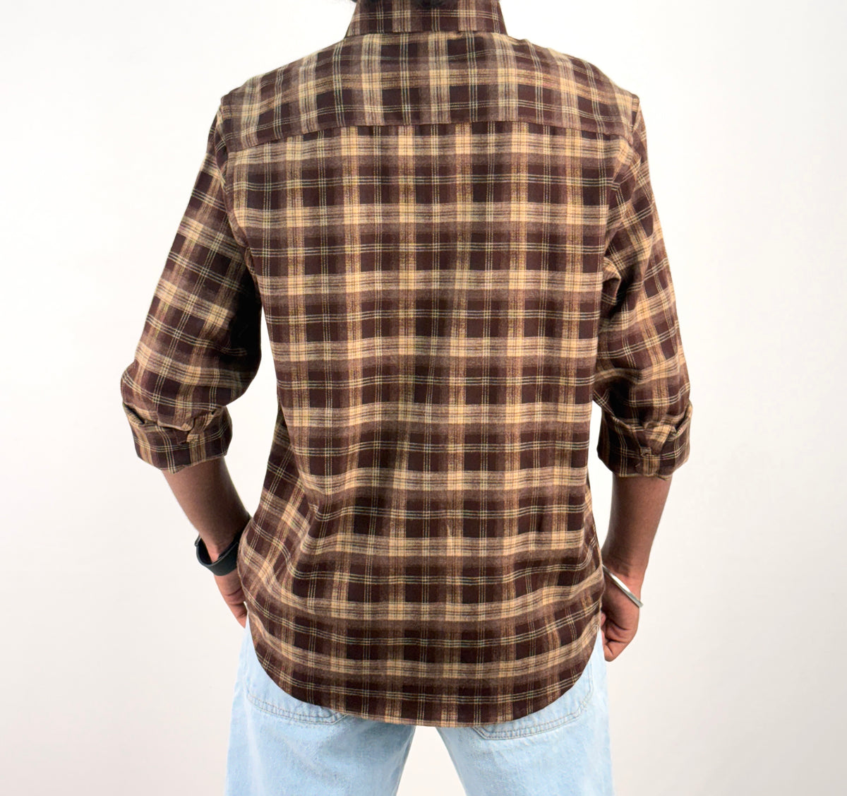 Dark Brown IMP Flannel Shirt 4