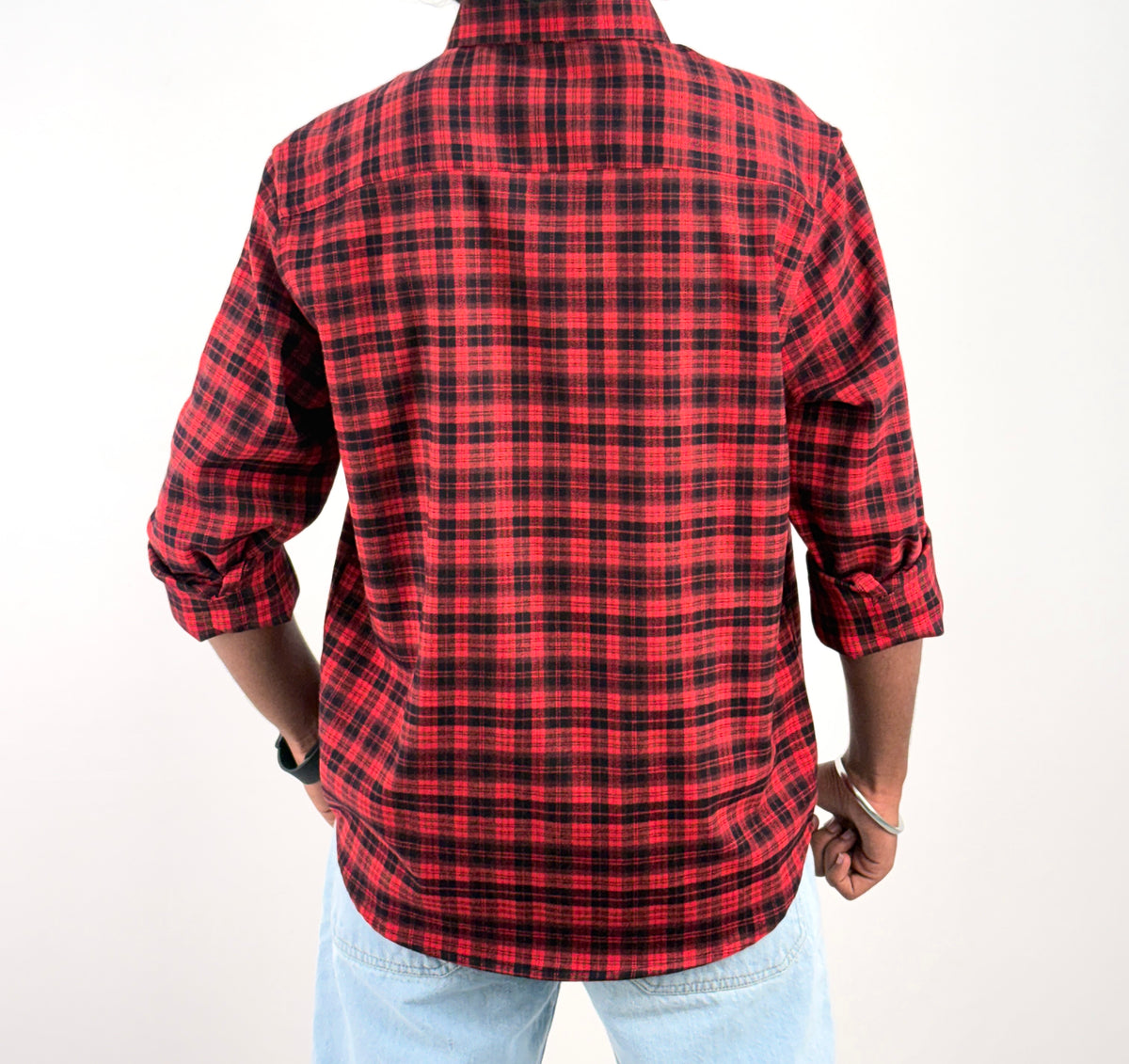 Red IMP Flannel Shirt 4
