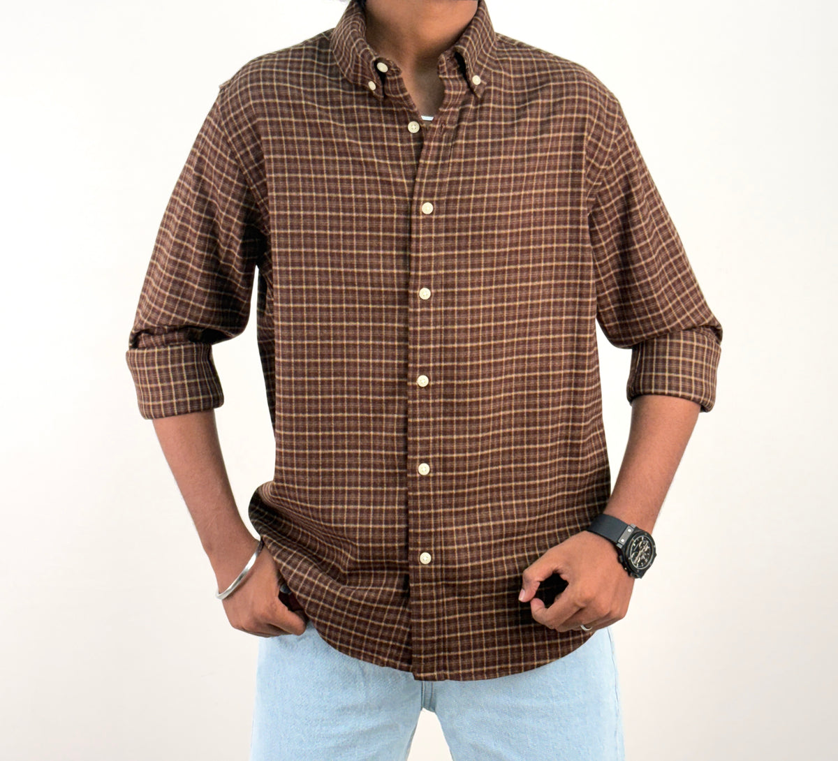Coffee Brown IMP Flannel Shirt 4