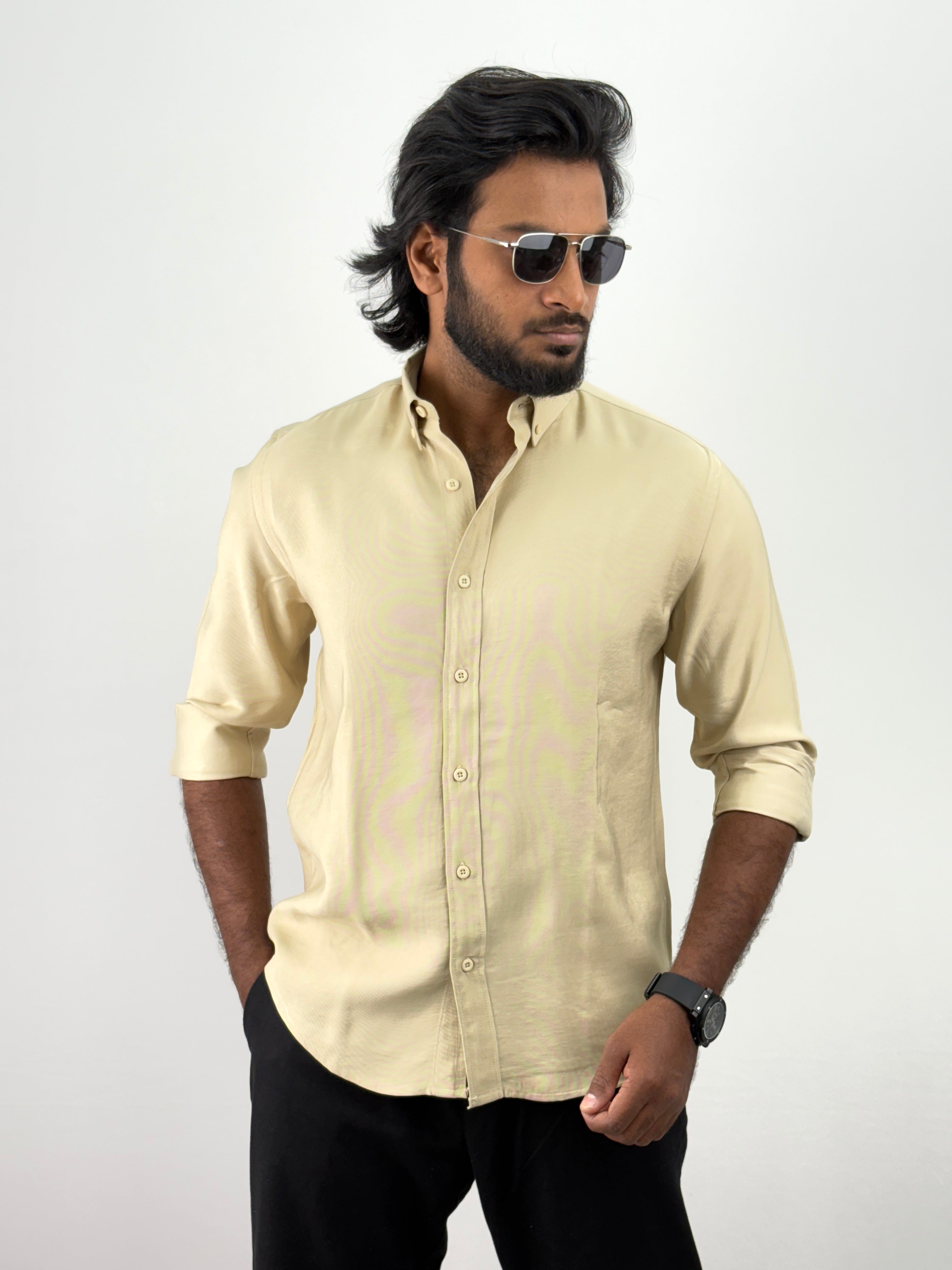 Beige IMP Plain Shirts