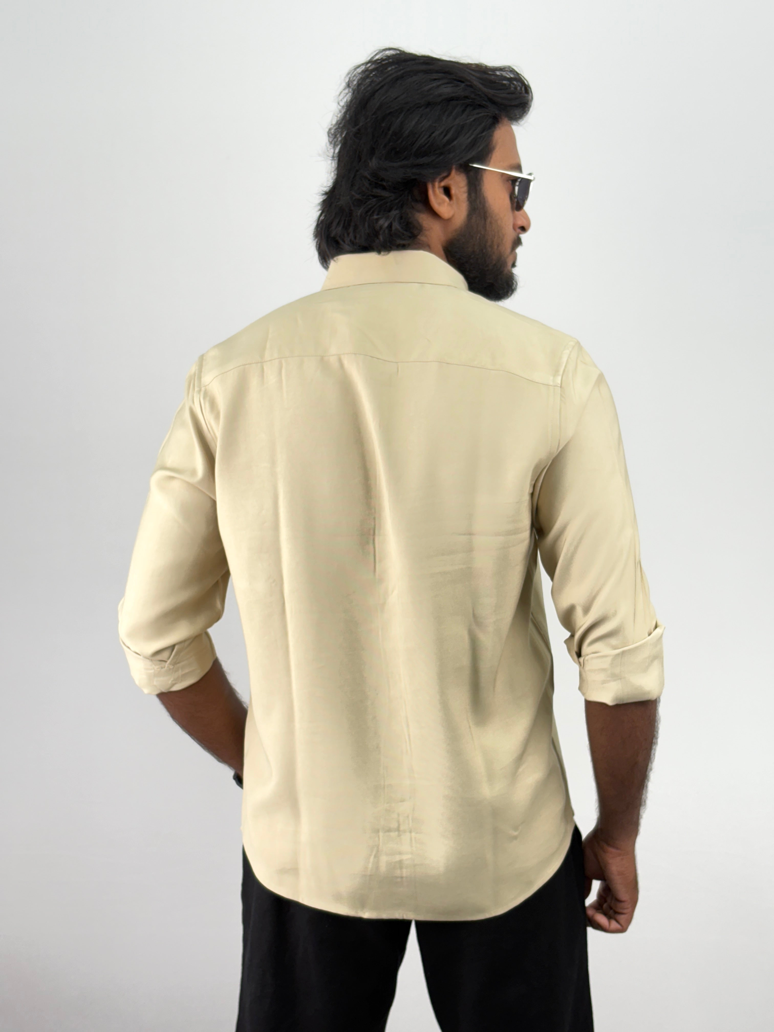 Beige IMP Plain Shirts