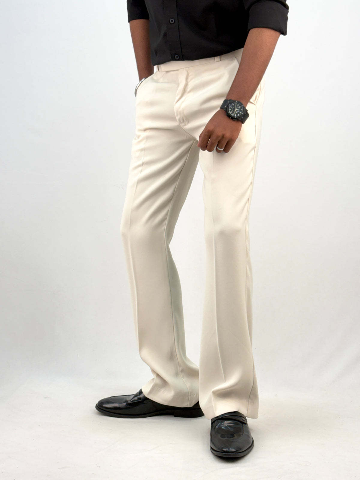 Cream IMP Bootcut Pant