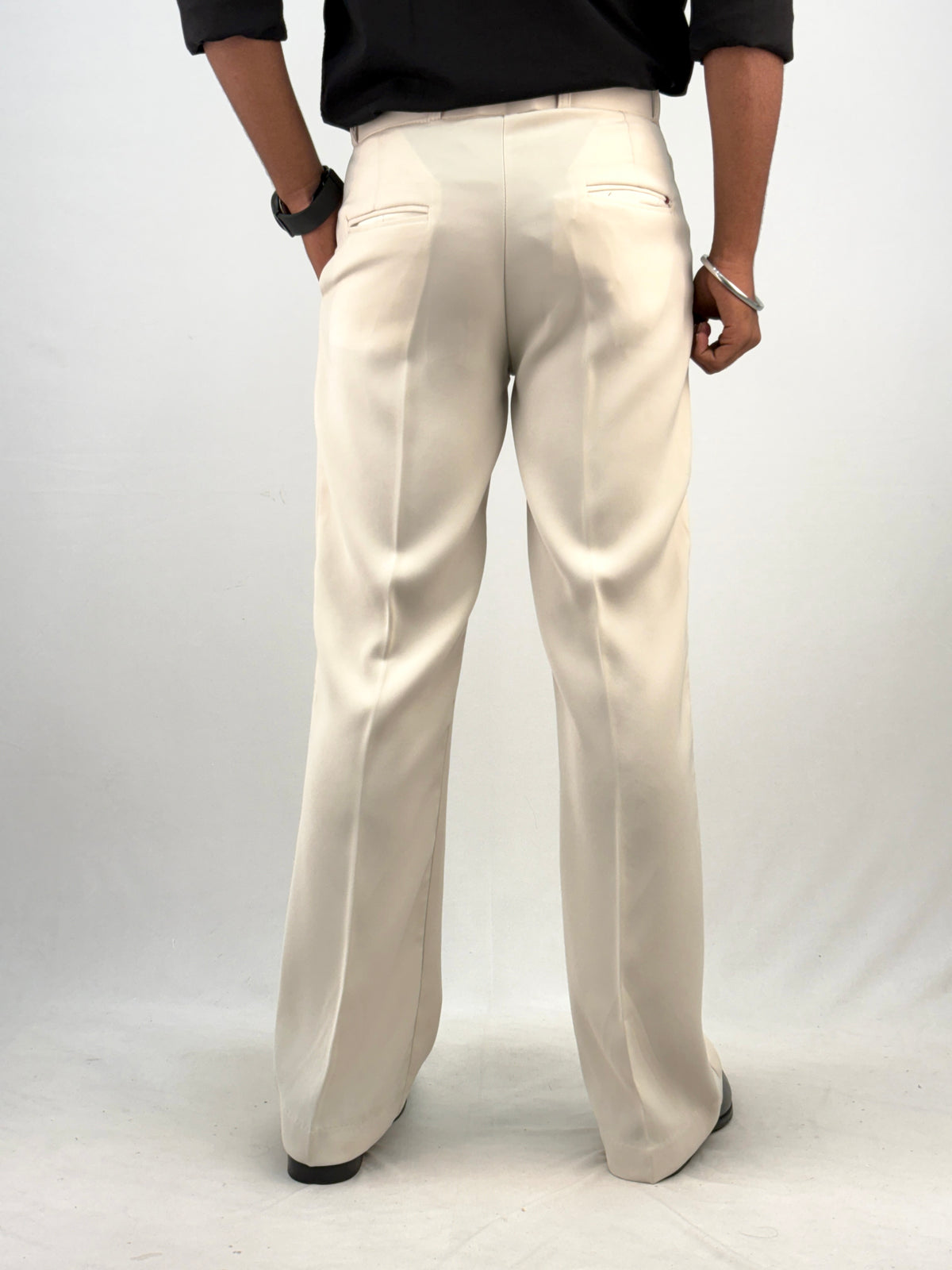 Cream IMP Bootcut Pant